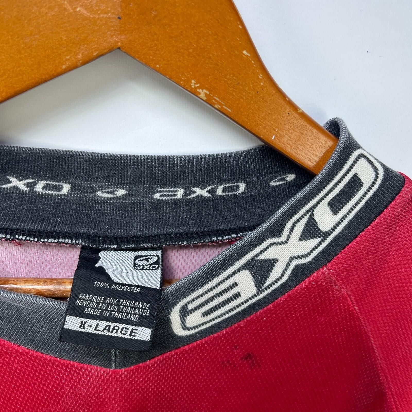 Other Vintage 90s AXO Motocross Jersey XL Motorsport Size ONE SIZE - 4 Thumbnail