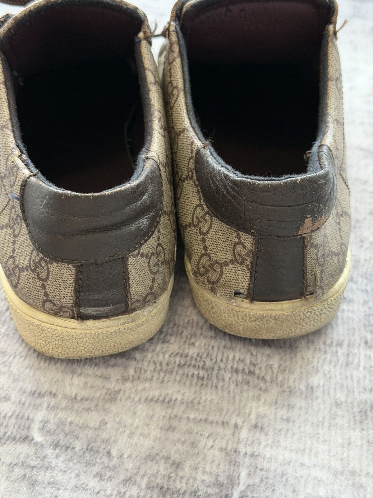 Gucci Gucci Brooklyn Brown Low Top Sneakers Size US 9 / EU 42 - 6 Thumbnail