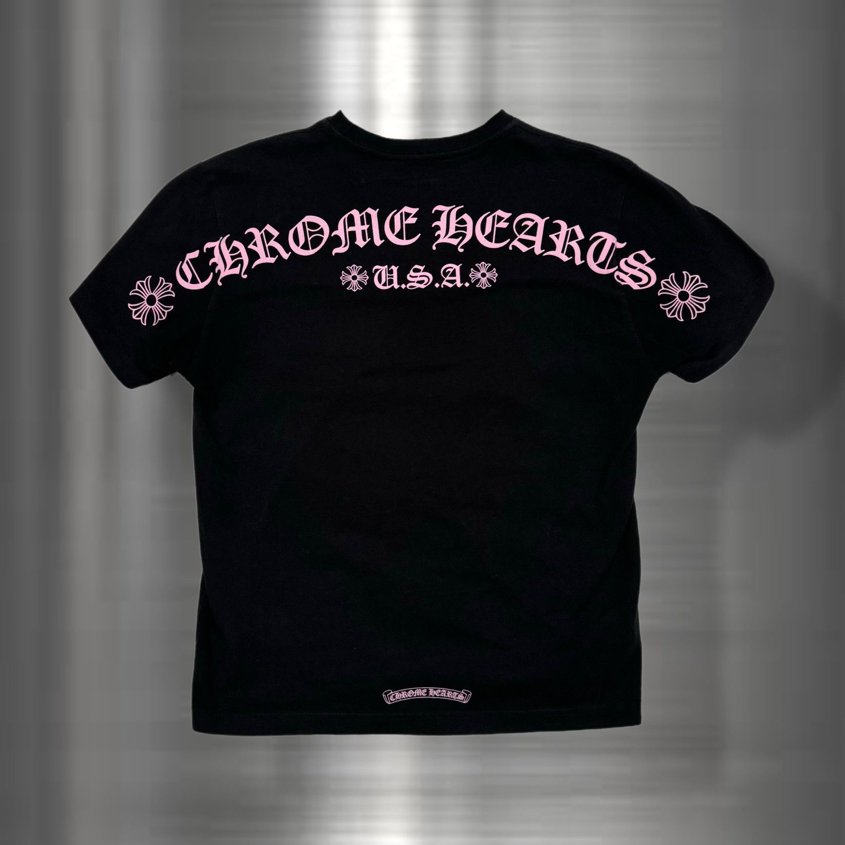 在庫わずか◆送料込【Chrome Hearts】Matty Boy America Tシャツ クロムハーツ マティーボーイ メッシュジャージ半袖Tシャツ