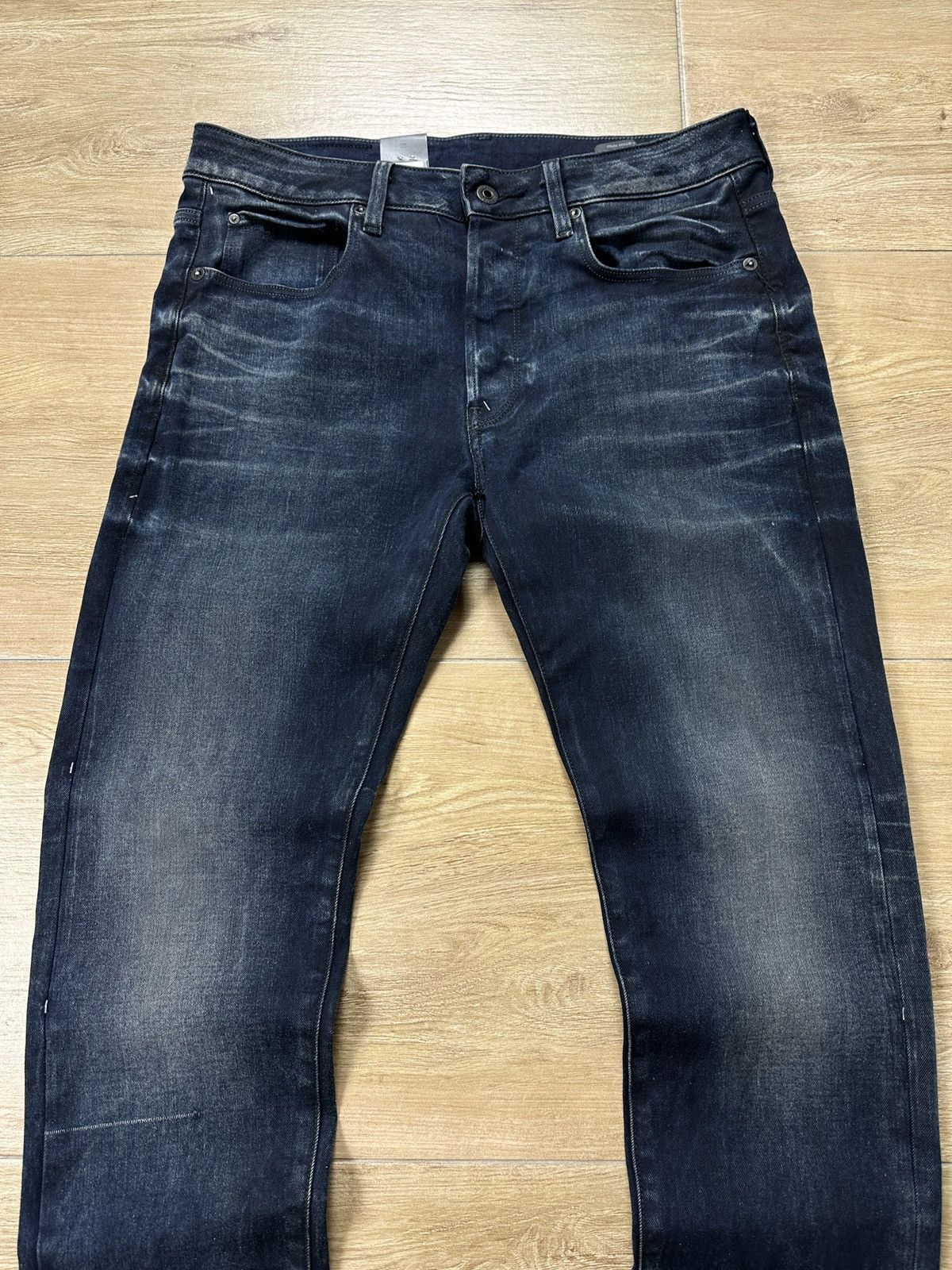 G-Star NEW🏷️ G-Star Raw 3301 Slim Denim Jeans Size US 32 / EU 48 - 2 Thumbnail