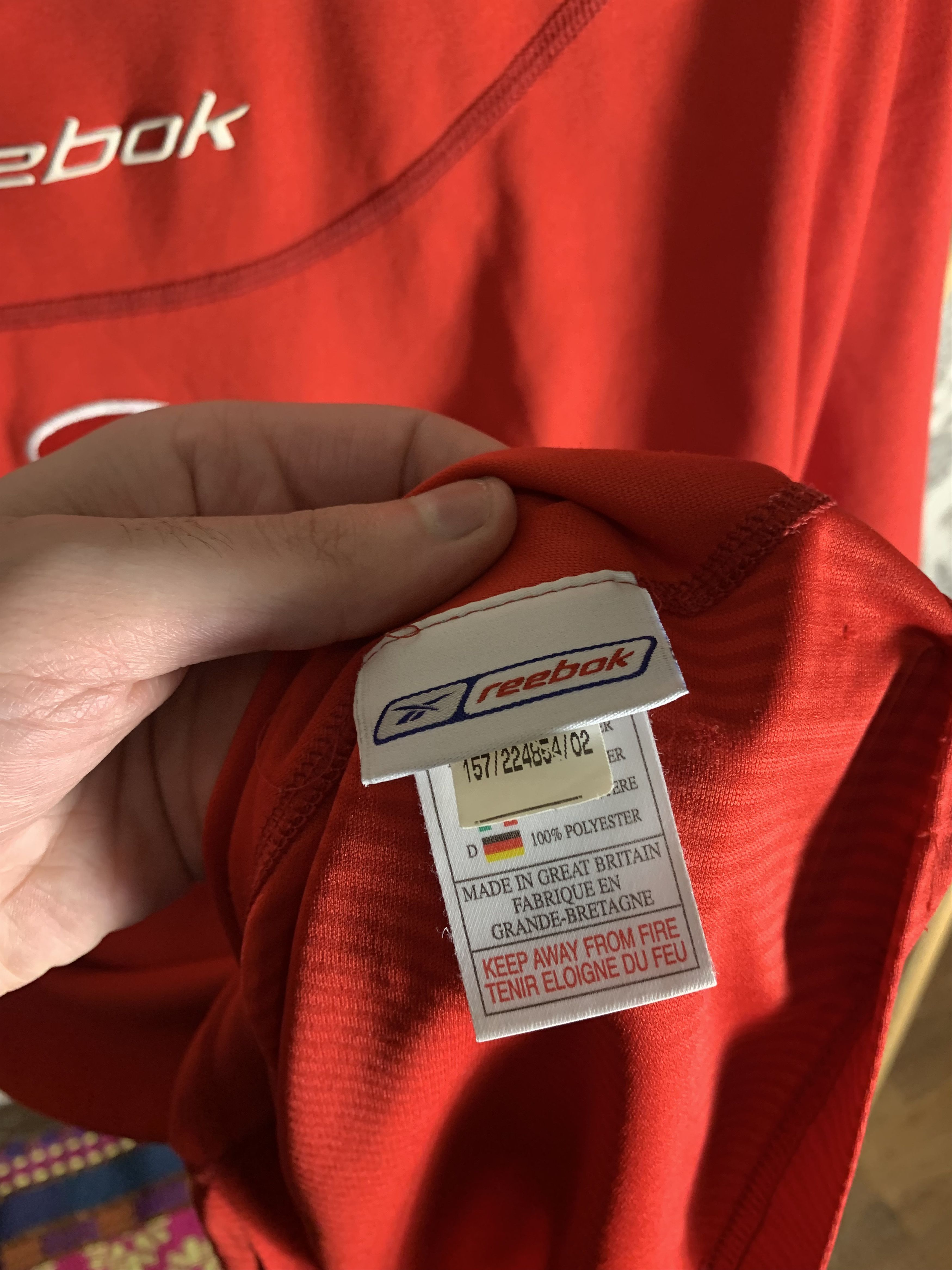 Reebok VINTAGE REEBOK FC LIVERPOOL ENGLAND SOCCER JERSEY RETRO 90s Size US XL / EU 56 / 4 - 5 Thumbnail