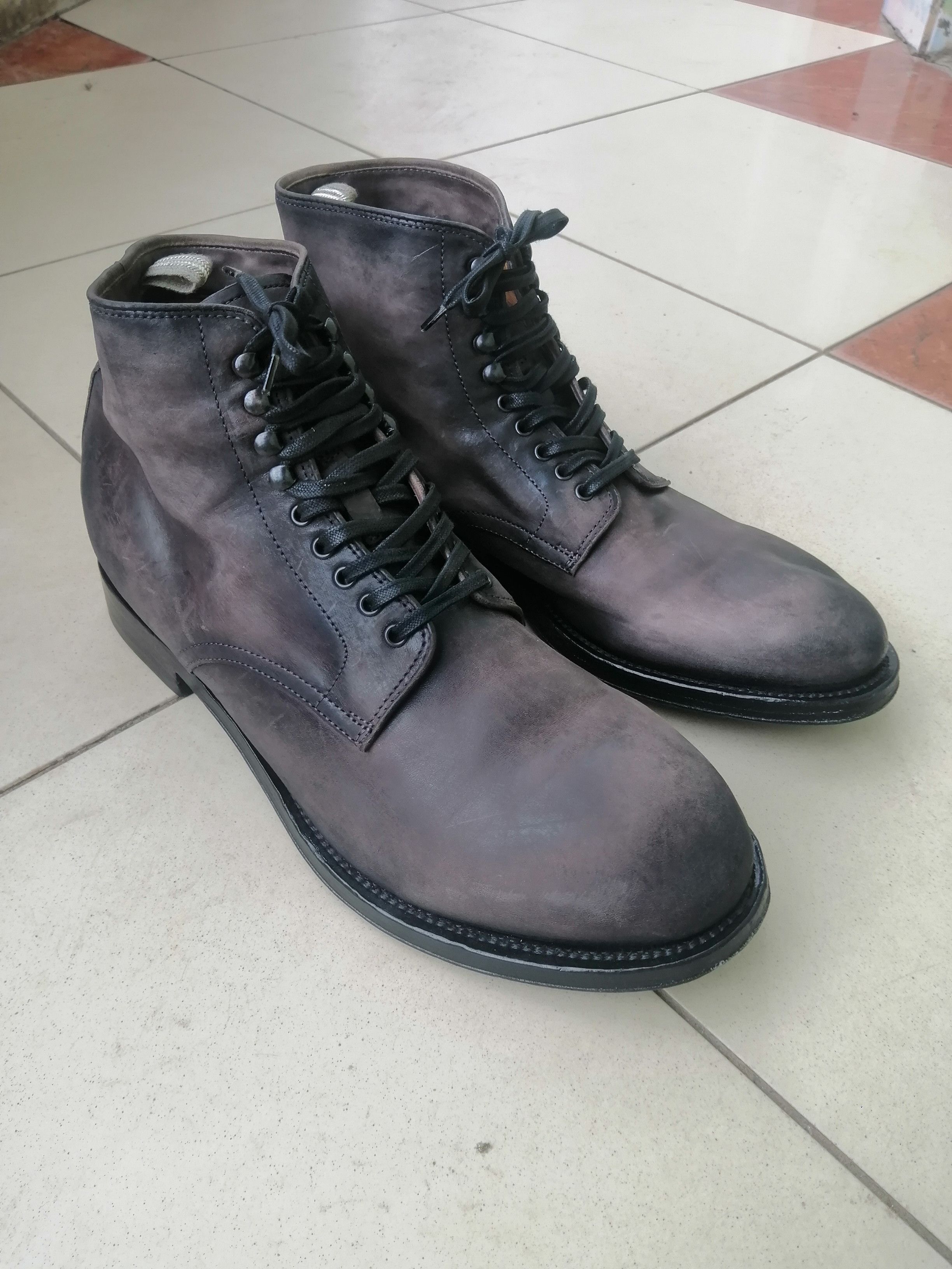 Officine Creative Officine Creative Burnished Leather Lace-Up Boots Size US 8 / EU 41 - 5 Thumbnail
