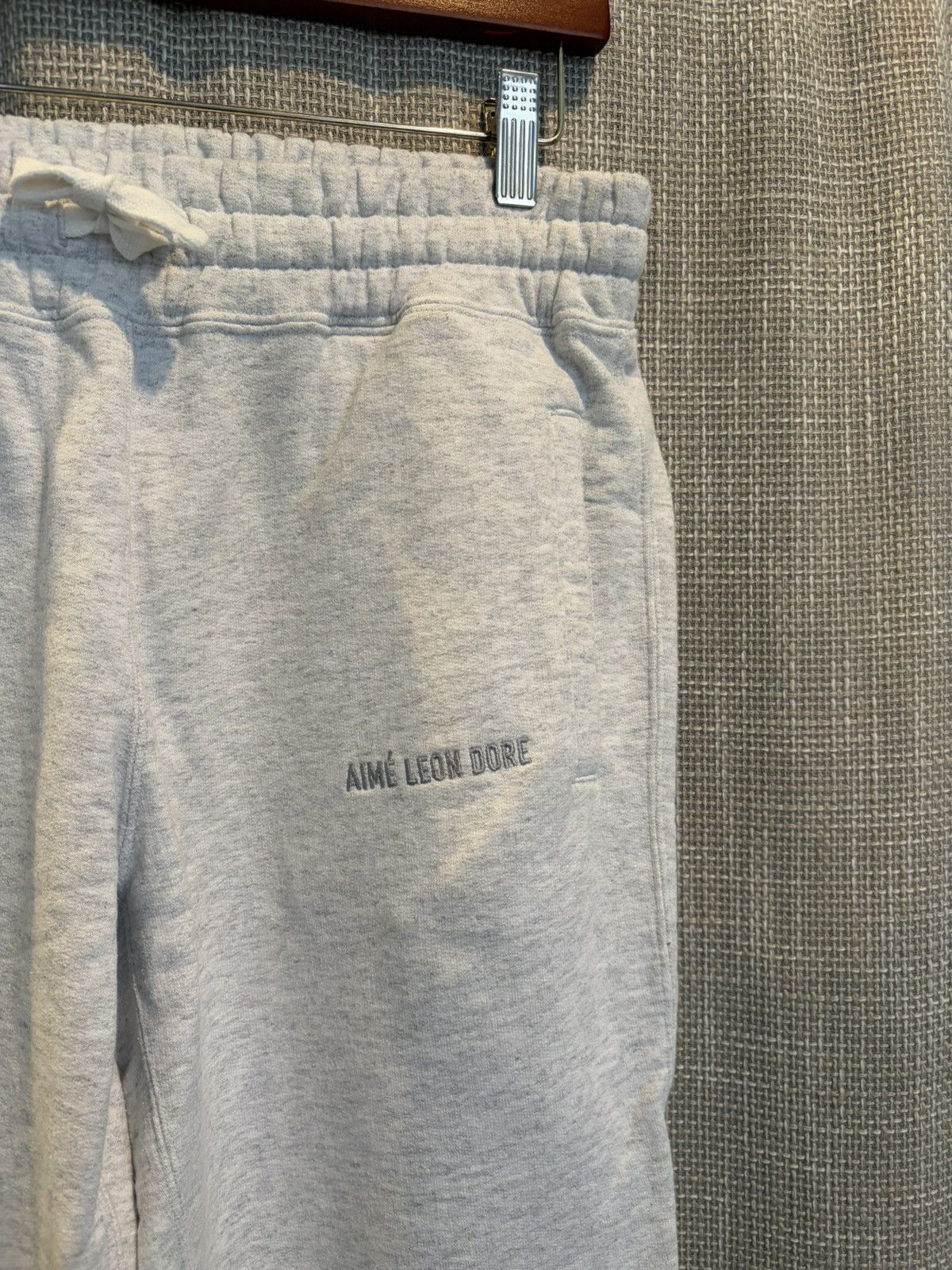 Aime Leon Dore Aime Leon Dore Light Grey Sweatpant Joggers Small Size US 30 / EU 46 - 2 Thumbnail