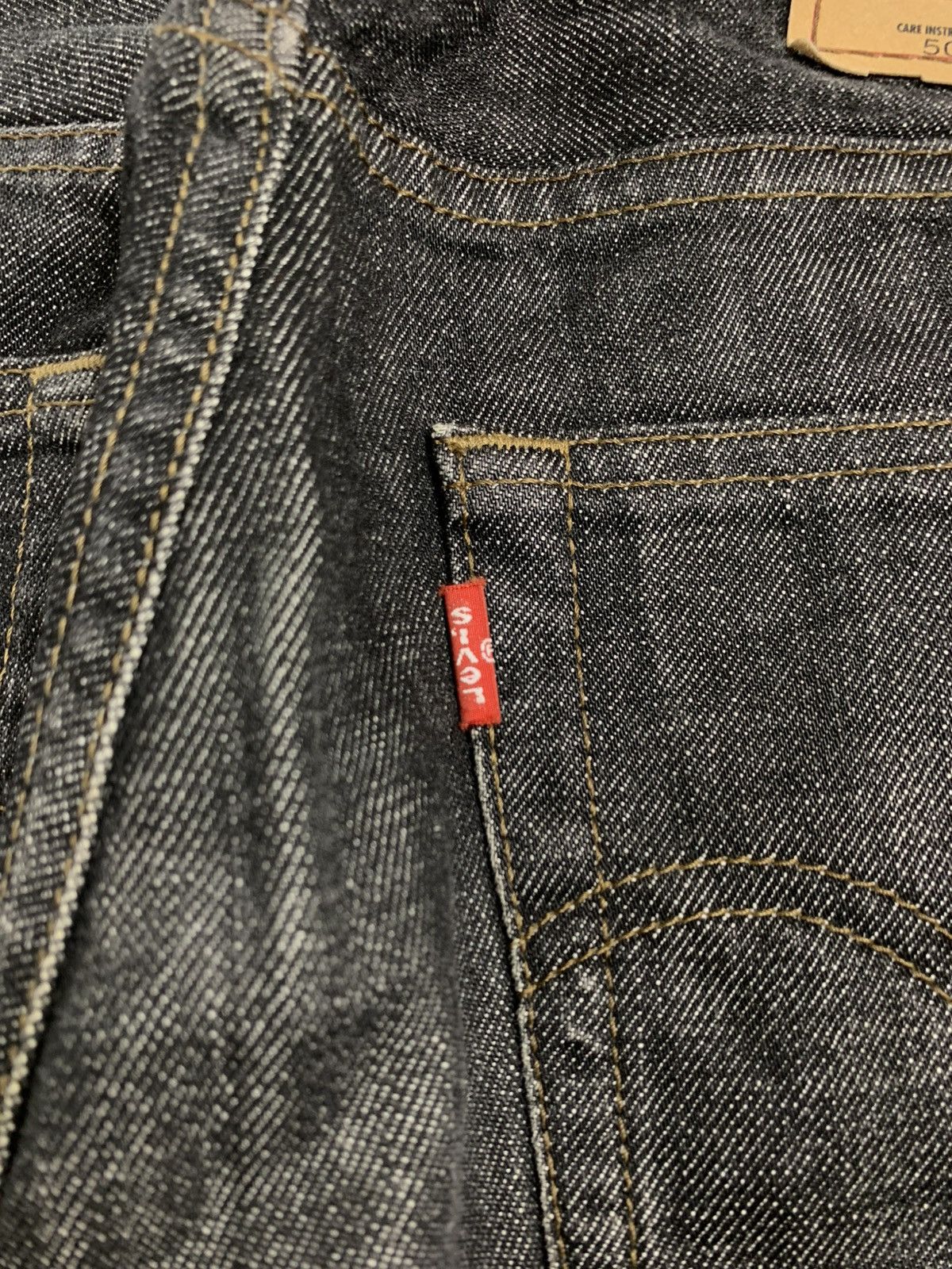 Levi's Vintage Clothing Vintage levis 505 jeans pants stone black denim Size US 32 / EU 48 - 7 Thumbnail