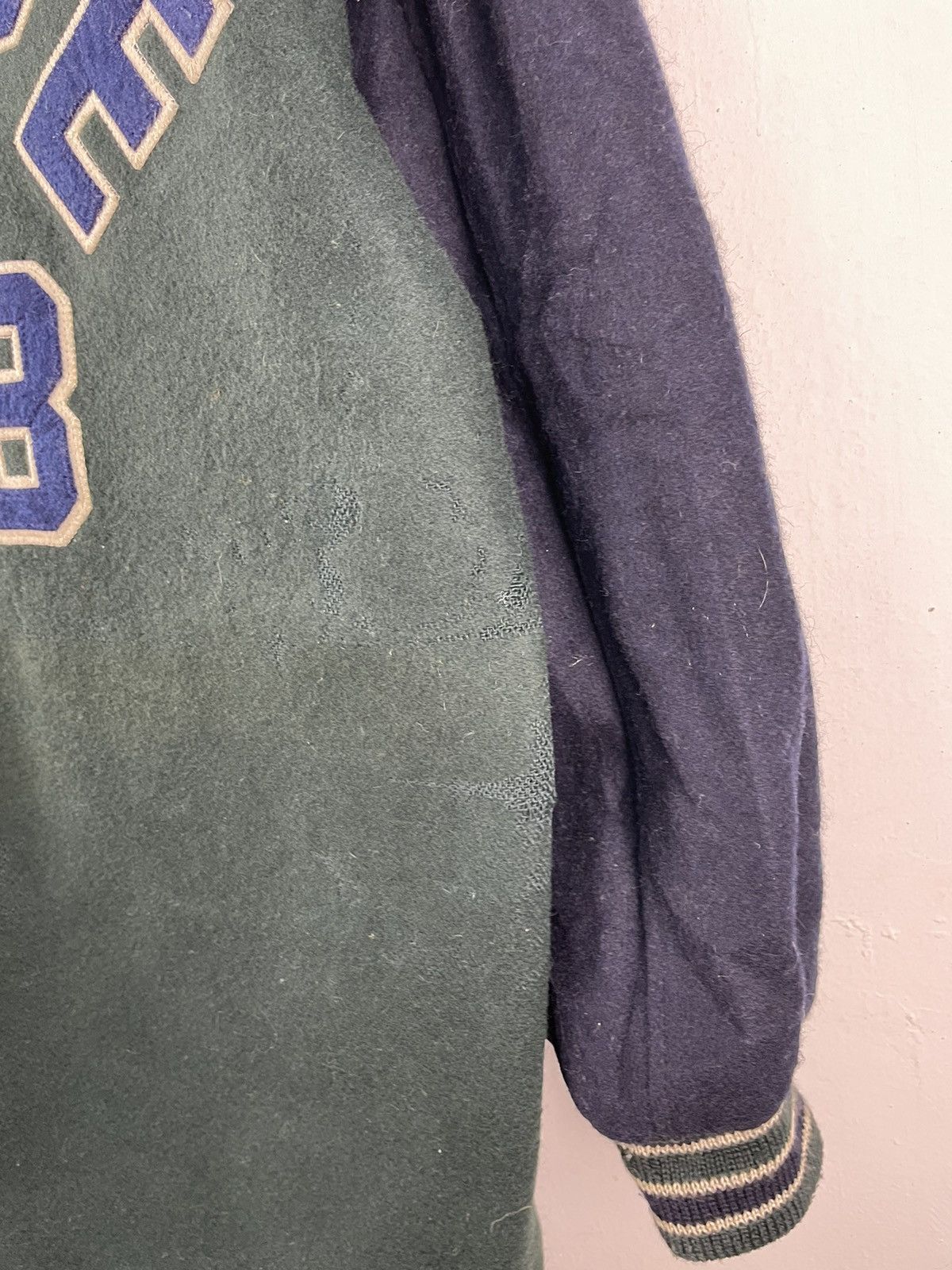 Japanese Brand Vintage 80s Offense Club Wool Varsity Jacket Letterman Size US XL / EU 56 / 4 - 8 Thumbnail