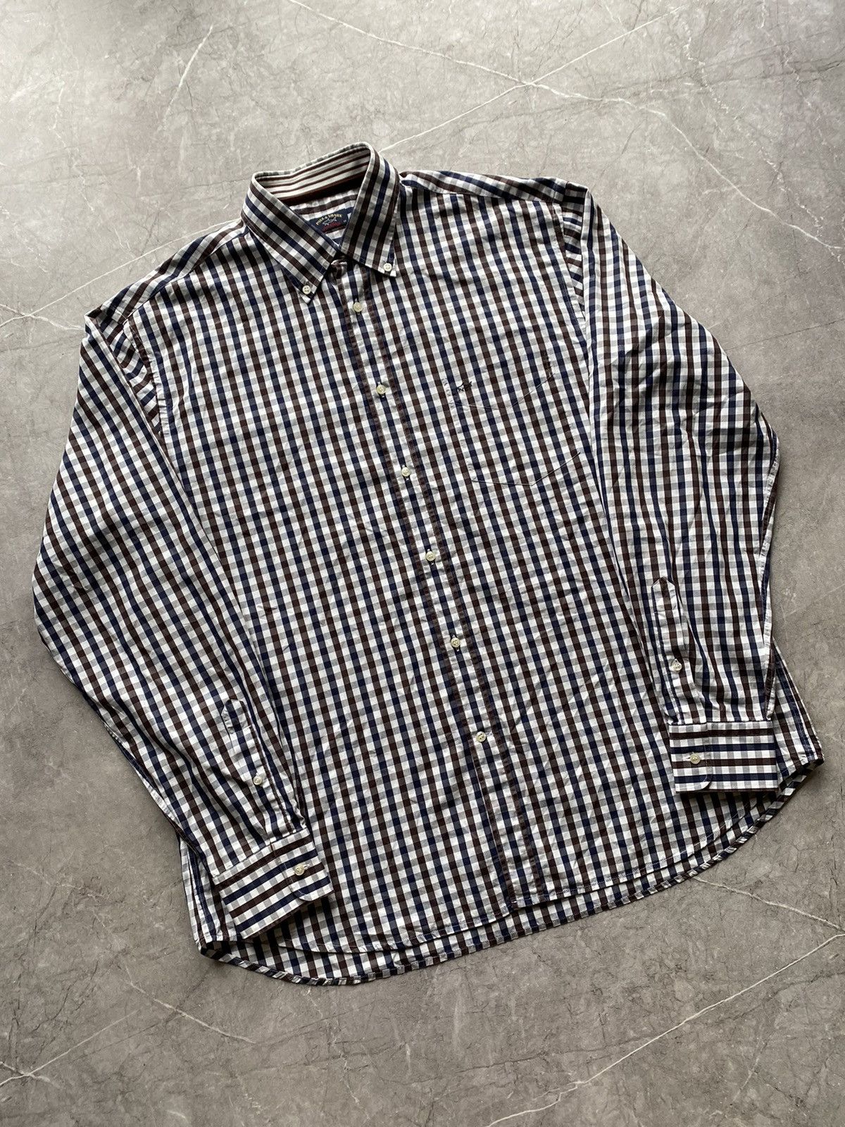 Paul & Shark Paul & Shark Yachting Geometric Shirt Button Made in Italy Size US XL / EU 56 / 4 - 1 Thumbnail