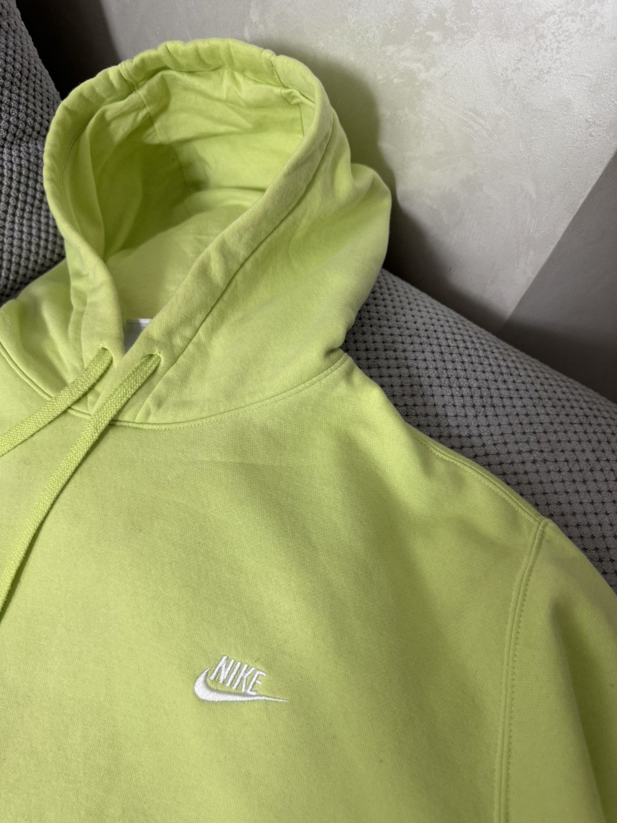 Nike × Nike ACG Nike Basic Logo Green Yellow Hoodie Size US 11 / EU 44 - 9 Thumbnail