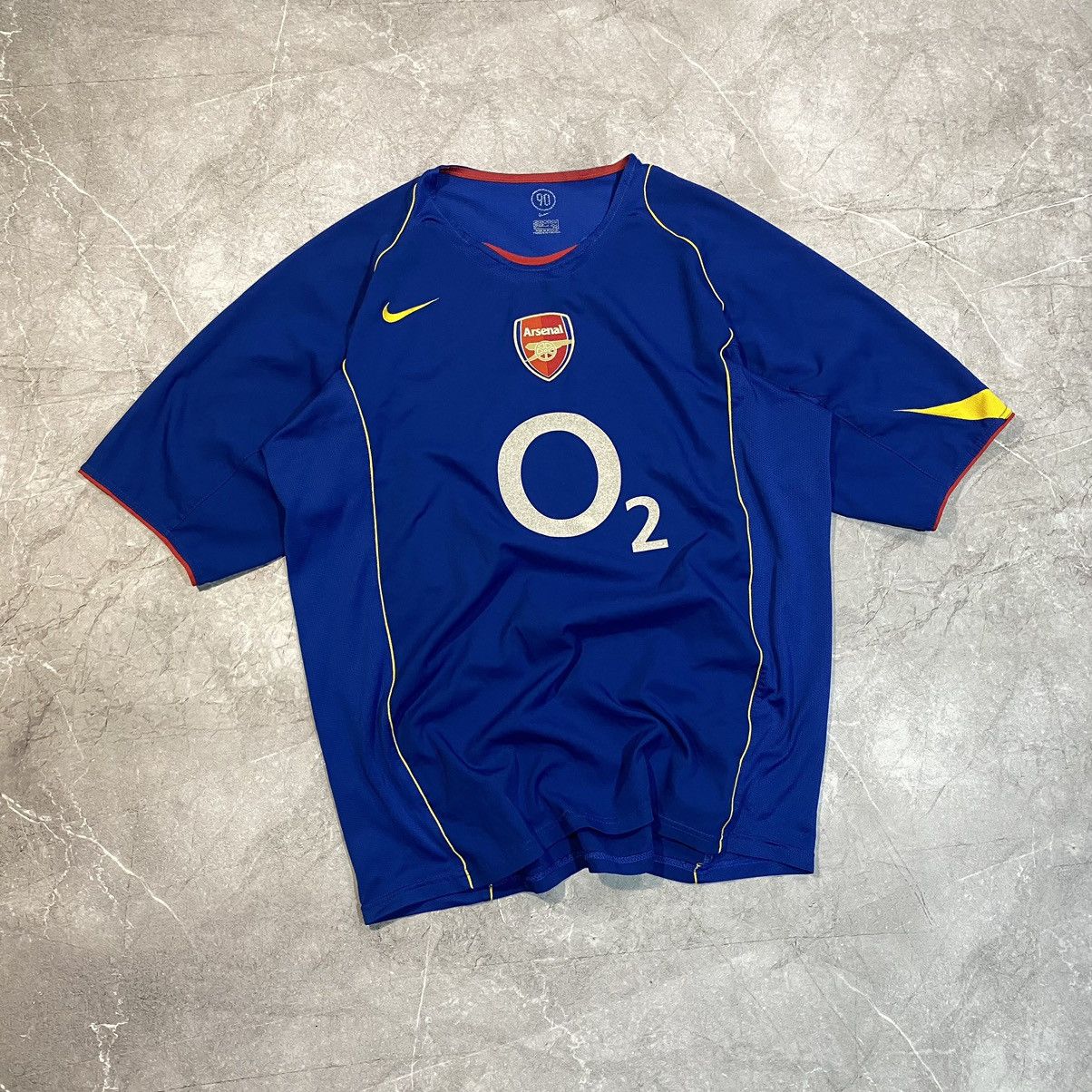 LASCANO 8 Arsenal Shirt shops - Invincibles Away Jersey Nike O2 Size L