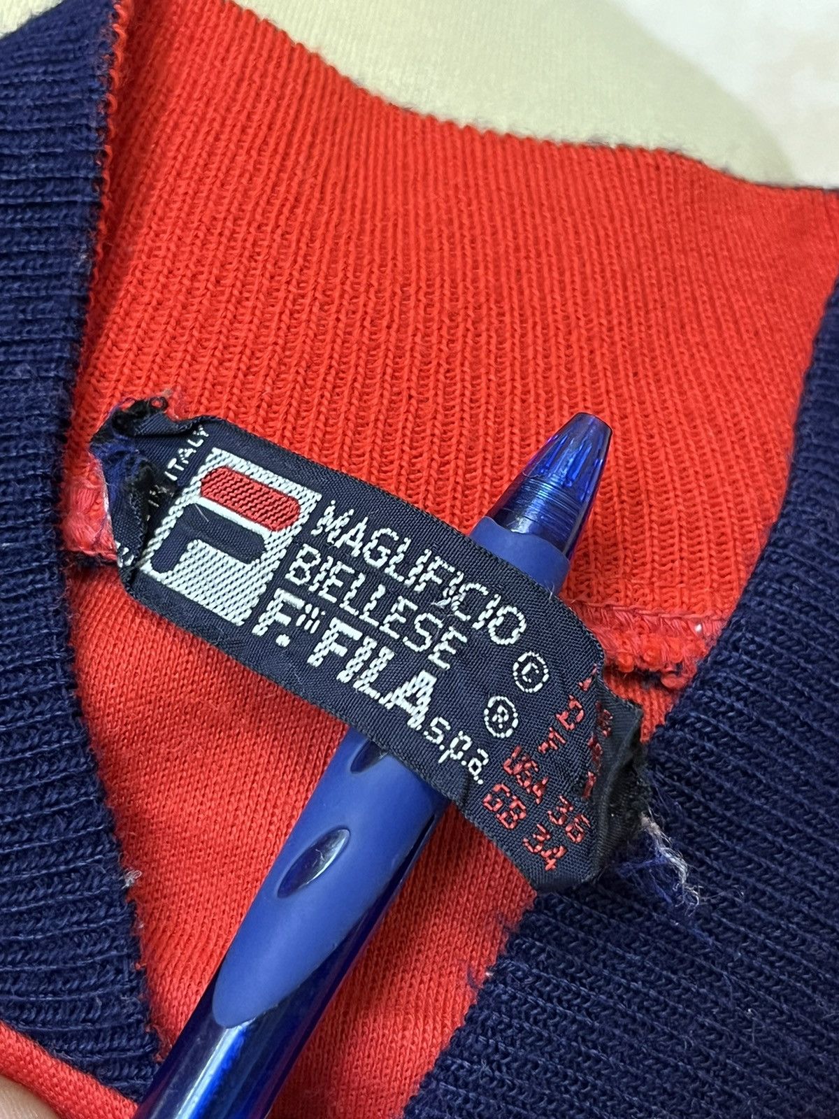 Fila RARE🔥VINTAGE 80s FILA ‘MAGLIFICIO BIELLESE’ TRACK TOP Size US S / EU 44-46 / 1 - 15 Thumbnail