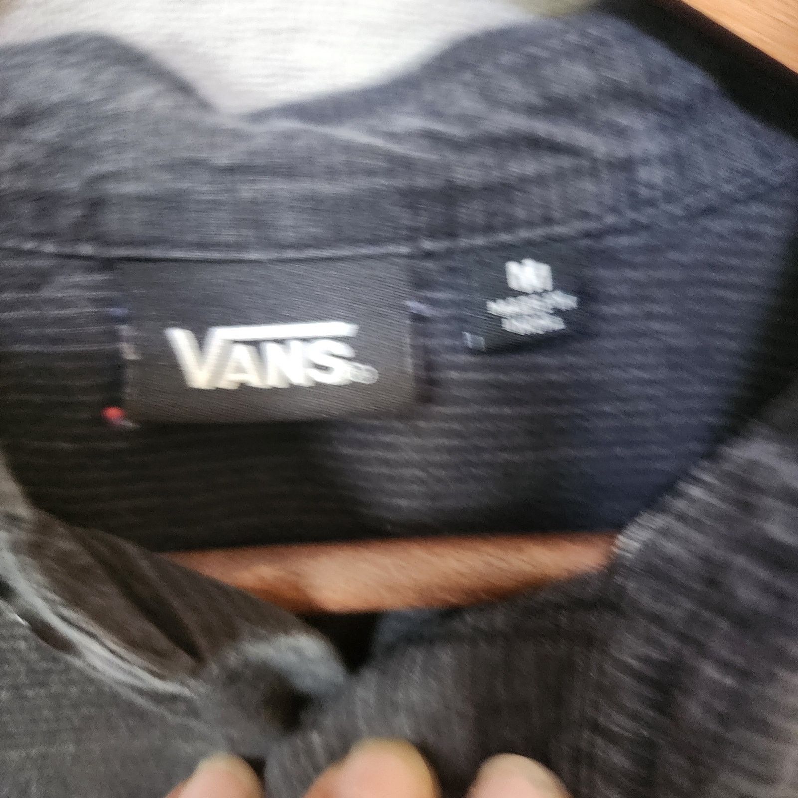Vans Vans Men's Medium Grey Long Sleeved Button-Up Shirt Size US M / EU 48-50 / 2 - 3 Thumbnail