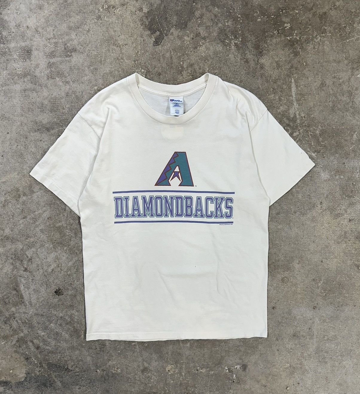Pro Player Vintage 90s Pro Player Arizona Diamondbacks MLB T-Shirt Size US L / EU 52-54 / 3 - 1 Thumbnail