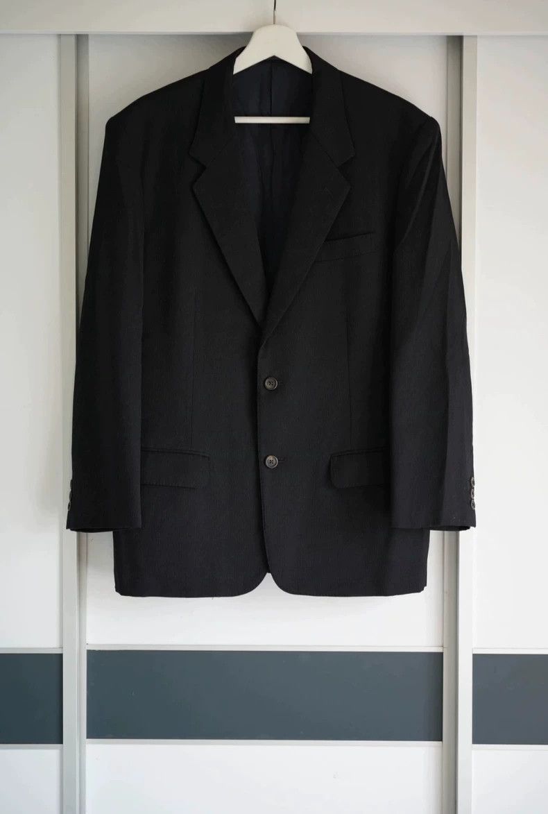 Yohji Yamamoto Yohji Yamamoto Yohji Yamamoto 90s Textured Suit Jacket-250 Size US M / EU 48-50 / 2 - 1 Thumbnail