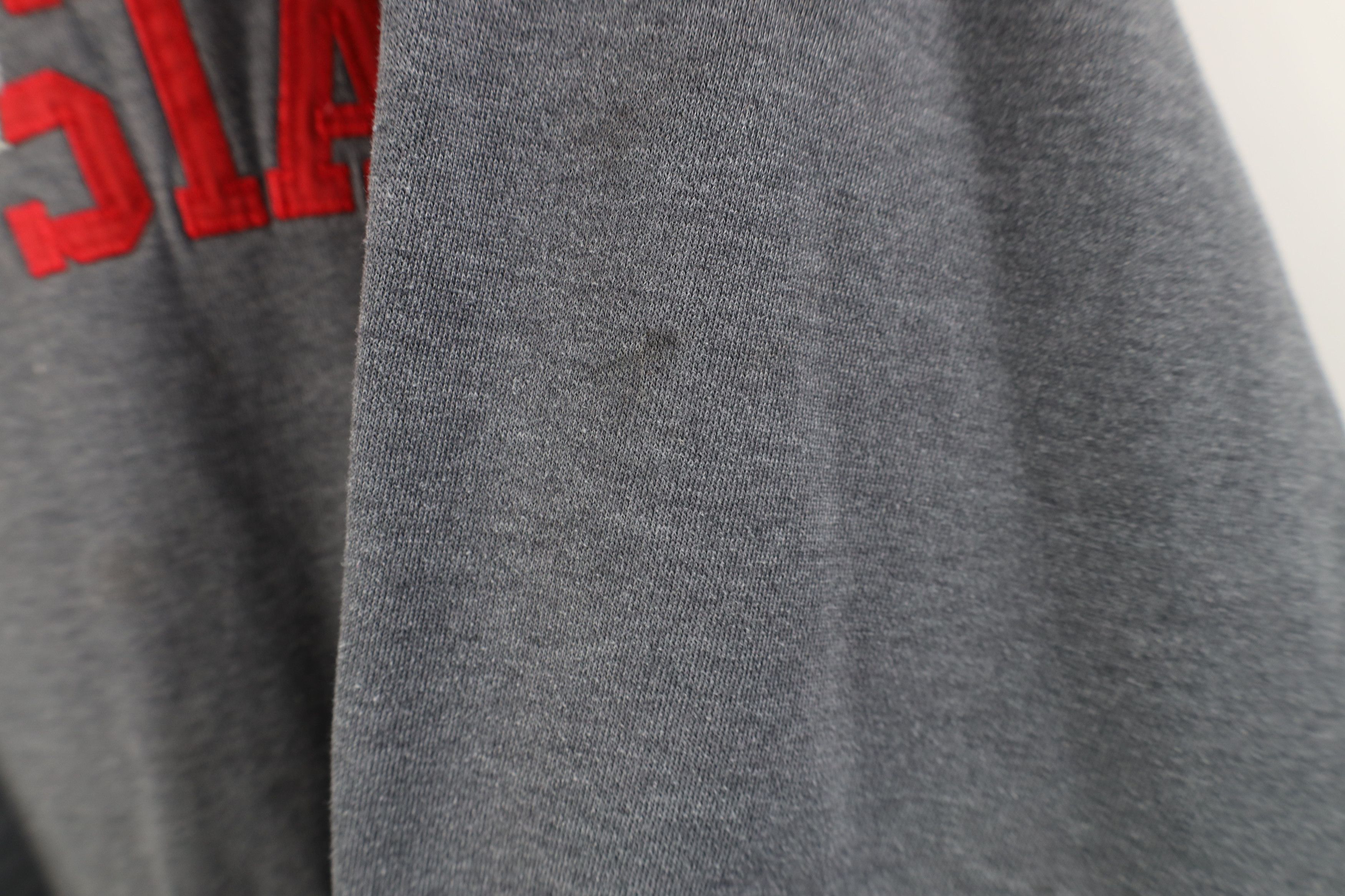 Vintage Vintage 90s Ohio State University Hoodie Sweatshirt Gray Size US L / EU 52-54 / 3 - 4 Thumbnail