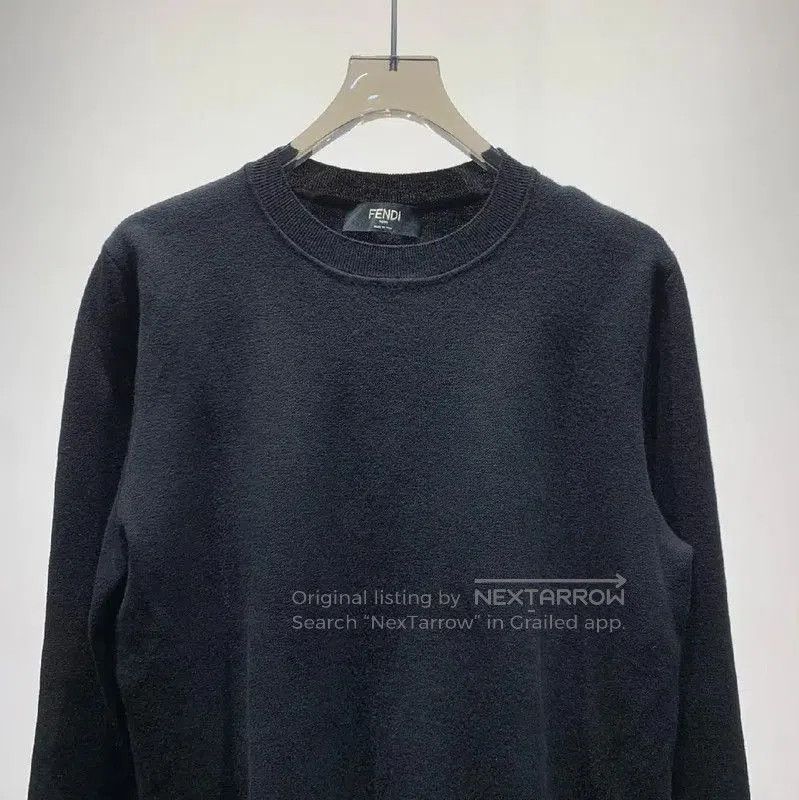 Fendi Fendi Black Wool Knit Sweater for Men . Size US M / EU 48-50 / 2 - 3 Thumbnail