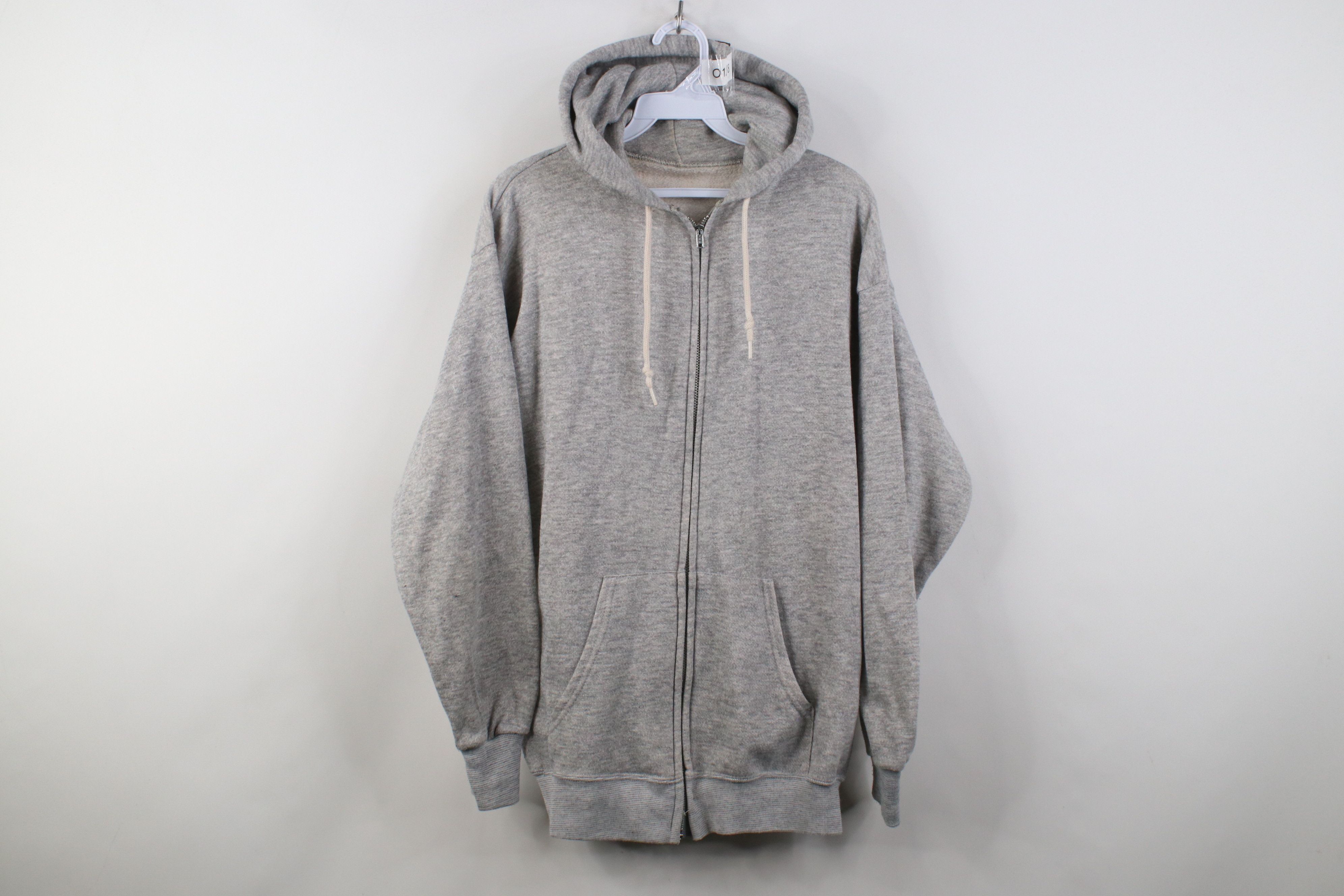 Vintage Vintage 70s Streetwear Full Zip Hoodie Sweatshirt USA Size US M / EU 48-50 / 2 - 1 Thumbnail