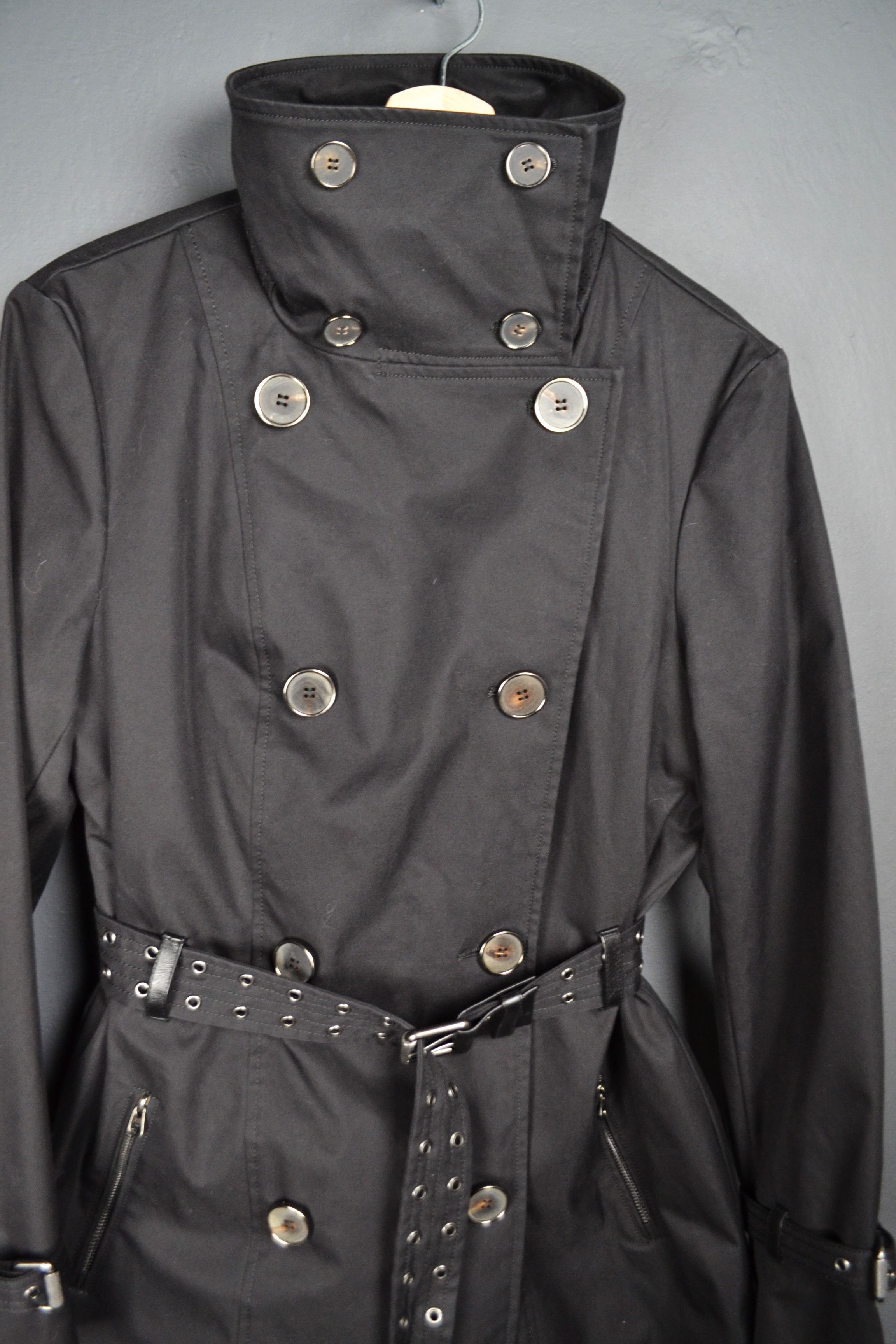Mackage Mackage Down Insulated Black Trench Coat Women's L Belted Size L / US 10 / IT 46 - 5 Thumbnail