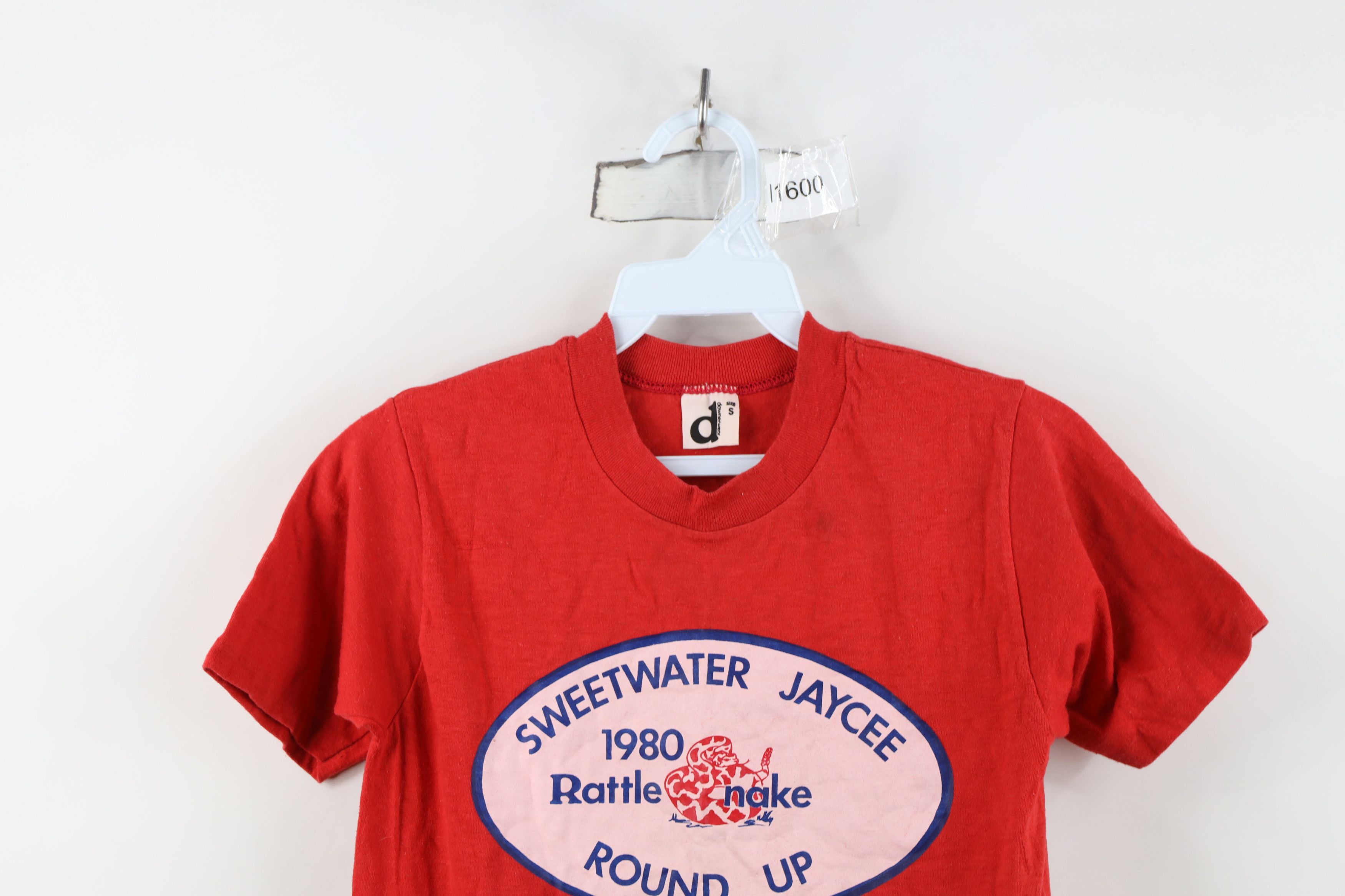Vintage Vintage 80s Jaycee Round Up Rattle Snake T-Shirt USA Size S / US 4 / IT 40 - 2 Thumbnail