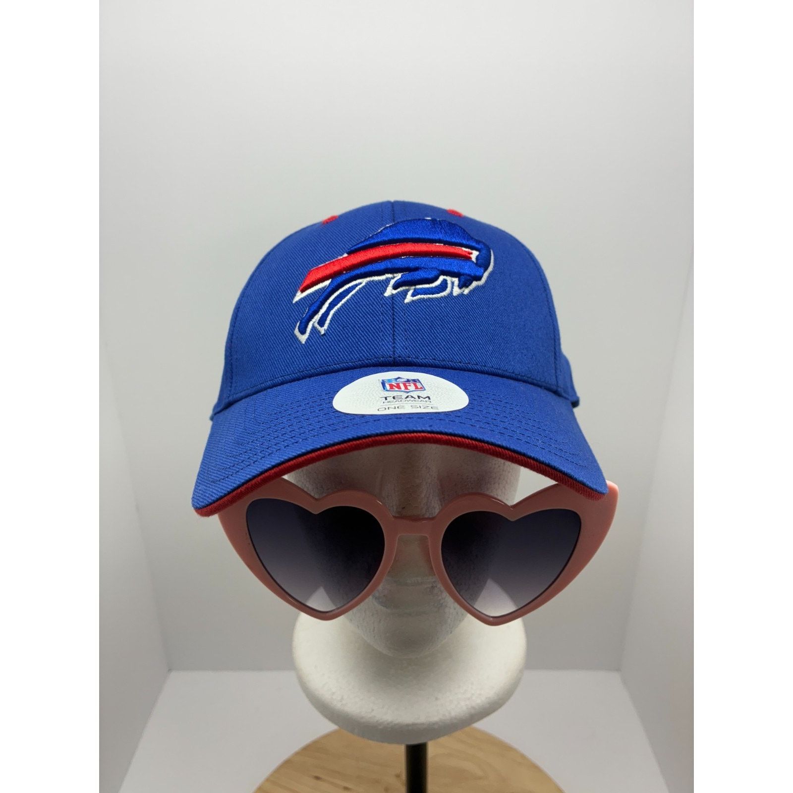 NFL Buffalo Bills NFL Team Apparel Blue Adjustable Strapback Size ONE SIZE - 2 Thumbnail
