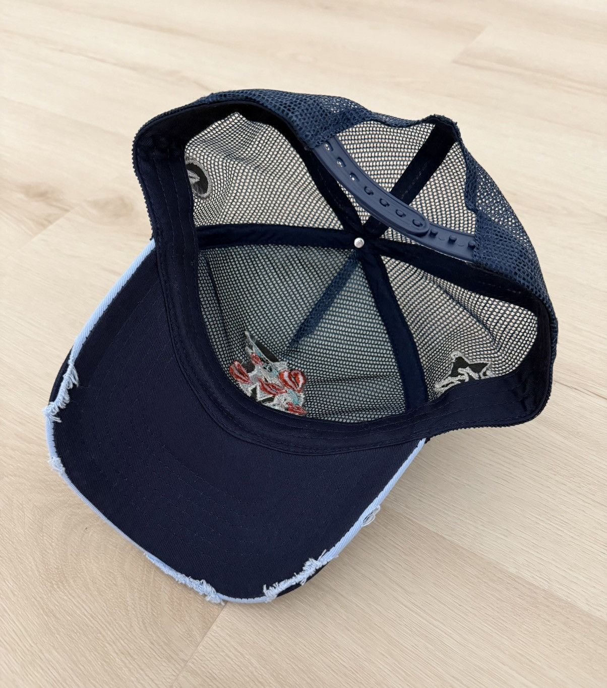 LaRopa LaRopa x UNKNWN Miami Marlins Exclusive Trucker Hat Blue Size ONE SIZE - 3 Thumbnail