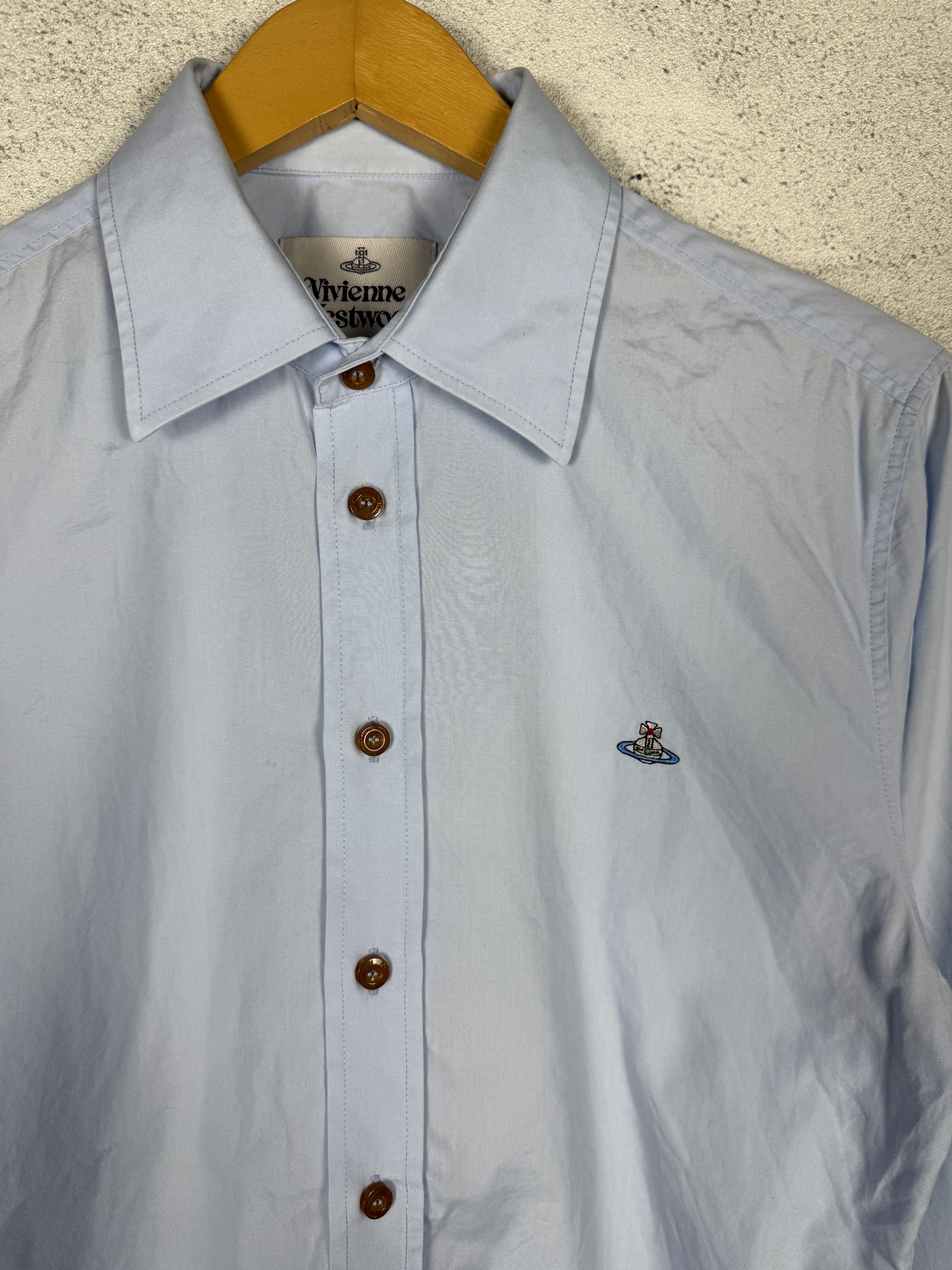 Vivienne Westwood Vivienne Westwood Chambray Orb Shirt Size US S / EU 44-46 / 1 - 2 Thumbnail