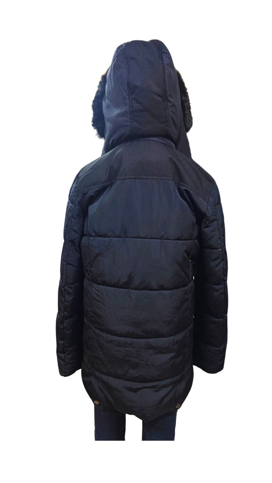 Guess GUESS Black Winter Parka Jacket Faux Fur Hood - S Size S / US 4 / IT 40 - 2 Thumbnail