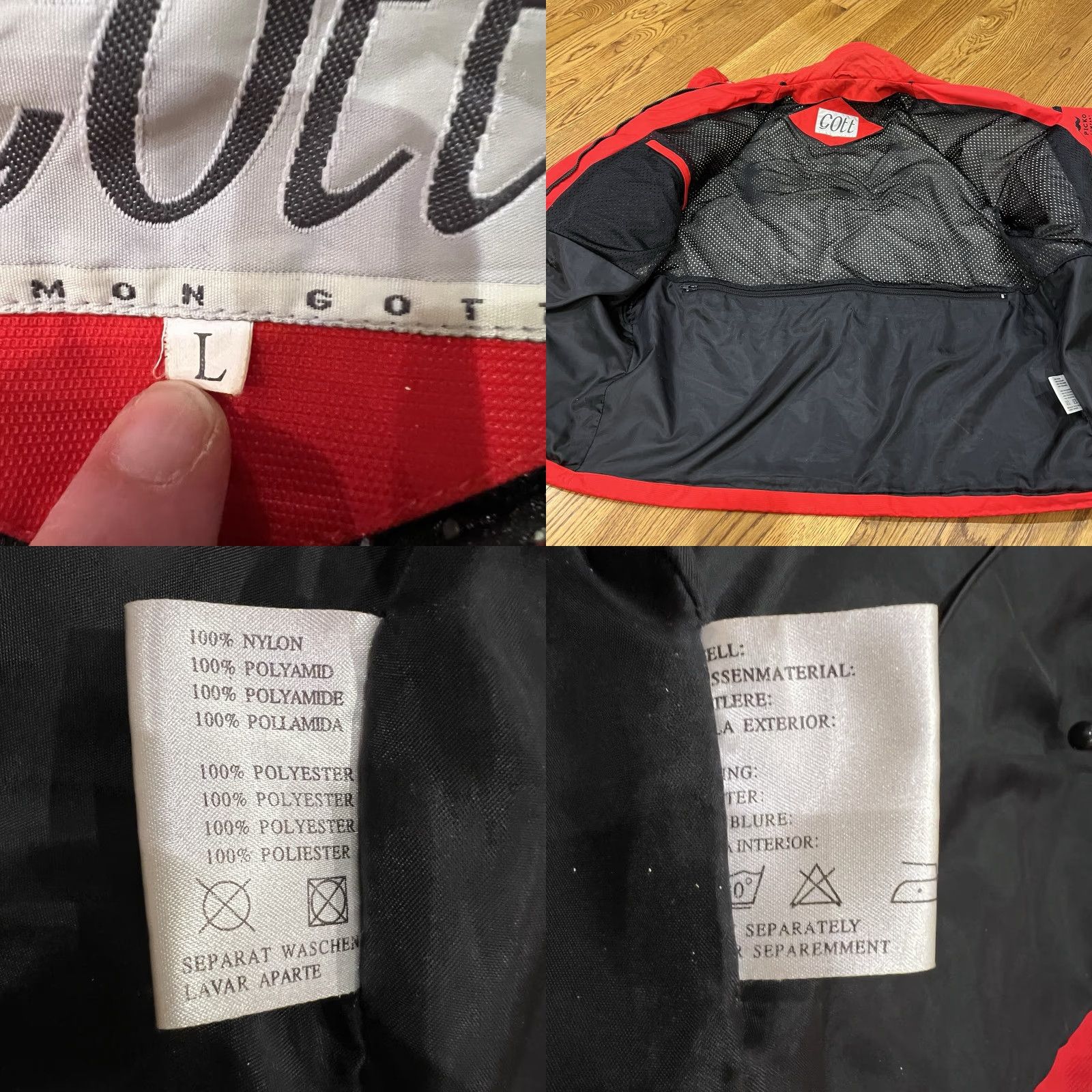 Vintage VINTAGE Alfa Romeo Racing Jacket Mens L Red Zip Button Embroidered Wind-Resistant Water-Resistant Insulated Zipped Pockets Size US L / EU 52-54 / 3 - 8 Thumbnail