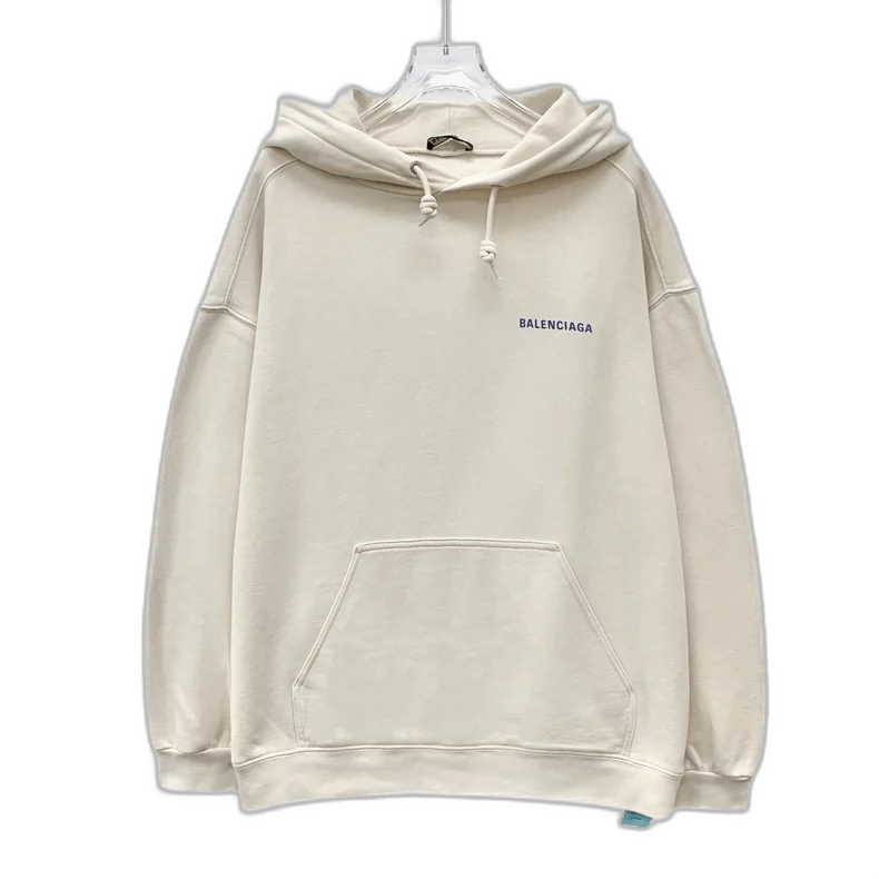 Balenciaga Balenciaga Logo Hooded Long Sleeve Sweatshirt-2505 Size US M / EU 48-50 / 2 - 1 Thumbnail