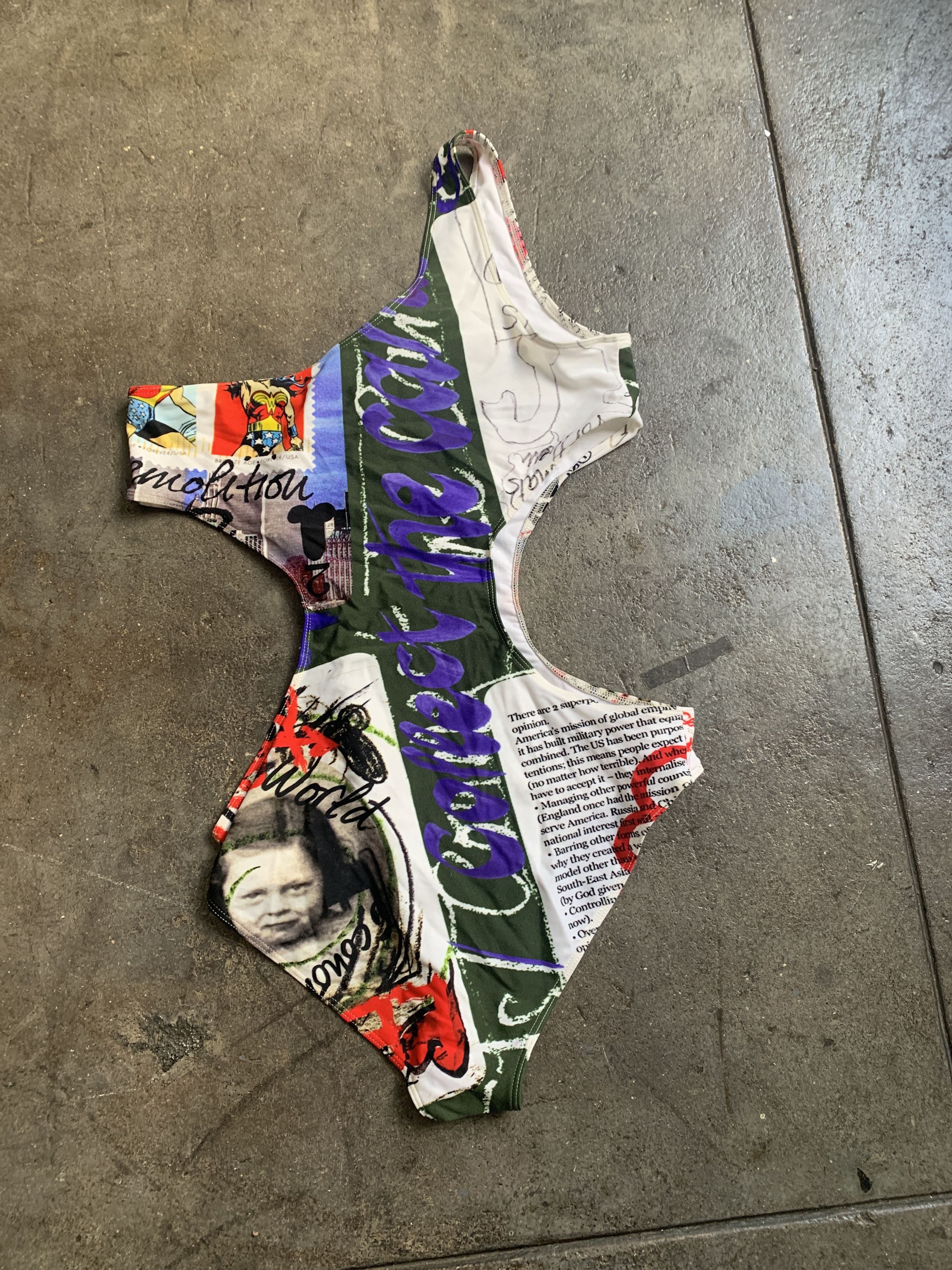 Vivienne Westwood Brand New 2018 Unisex Graffiti Body Suit Swim Wear Crazy Size M / US 6-8 / IT 42-44 - 4 Thumbnail