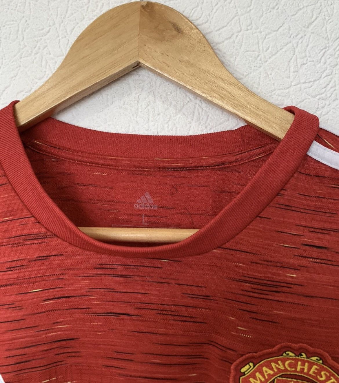 Adidas MANCHESTER UNITED ADIDAS 2020/2021 HOME KIT SOCCER JERSEY Size US L / EU 52-54 / 3 - 3 Thumbnail