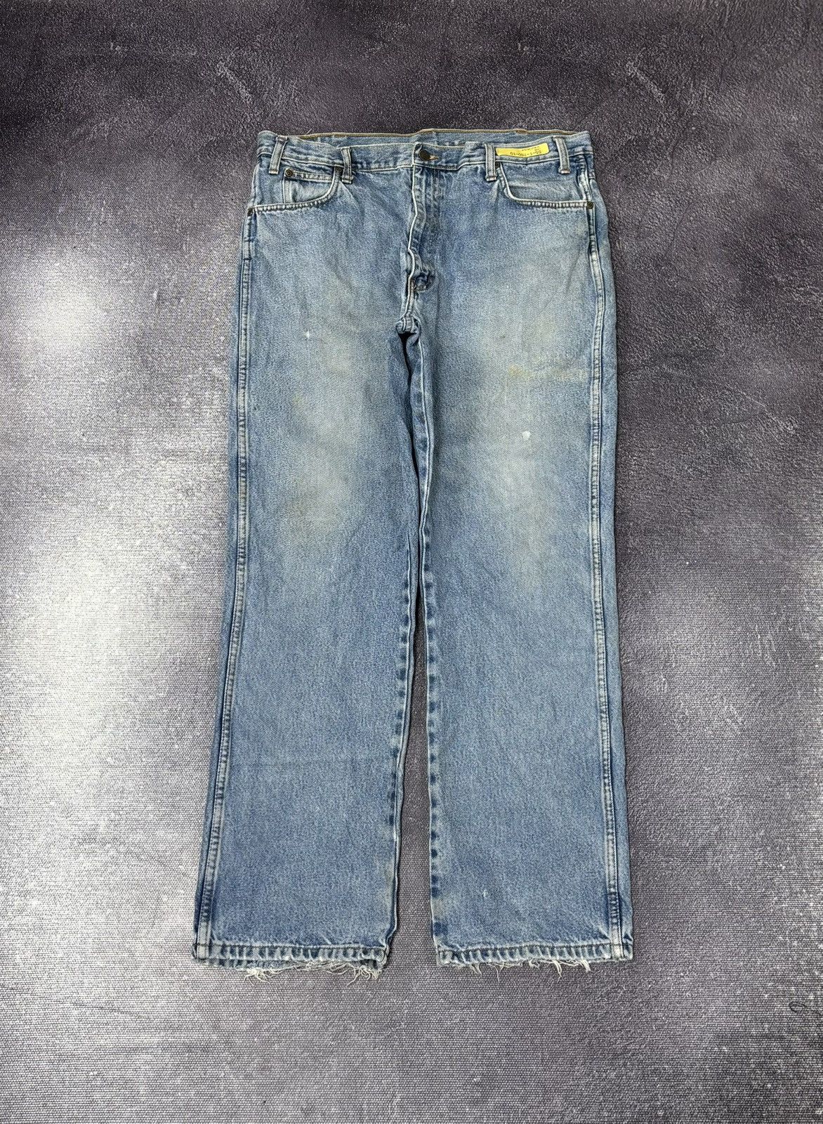Dickies Vintage 90s Dickies USA Faded Light Blue Denim Baggy Jeans Size US 38 / EU 54 - 2 Thumbnail
