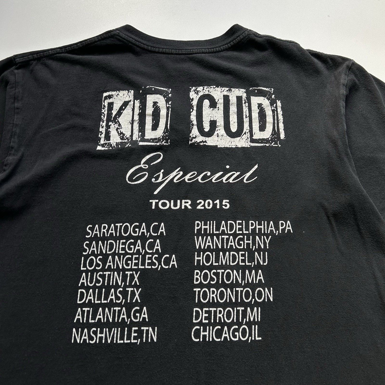 Kid Cudi Kid Cudi Shirt Large 2015 Especial Tour Faded Black Hip Hop Size US L / EU 52-54 / 3 - 4 Thumbnail