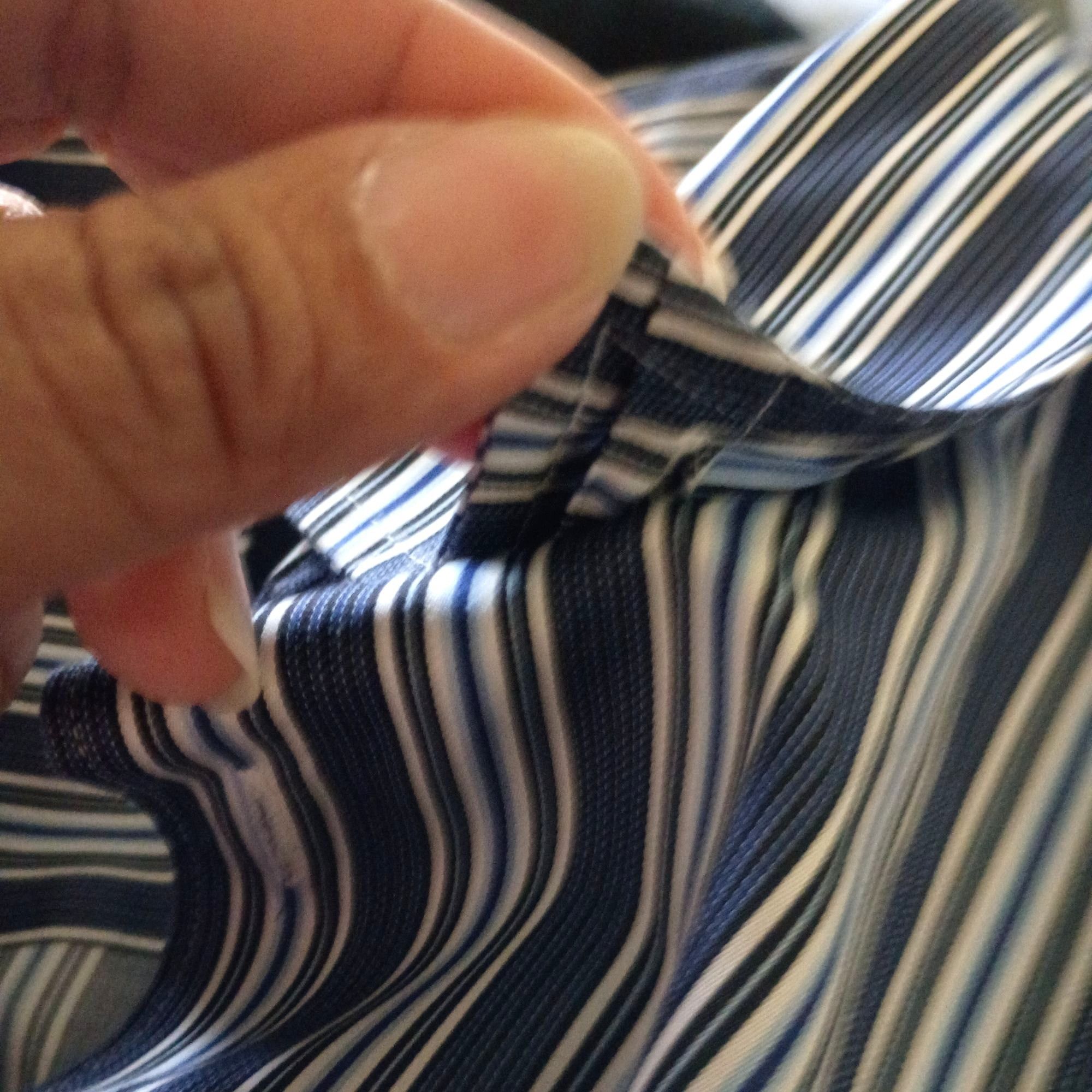 Scott Barber Scott Barber Dress Shirt Mens M Blue Stripe Button Down Cott Size US M / EU 48-50 / 2 - 4 Thumbnail