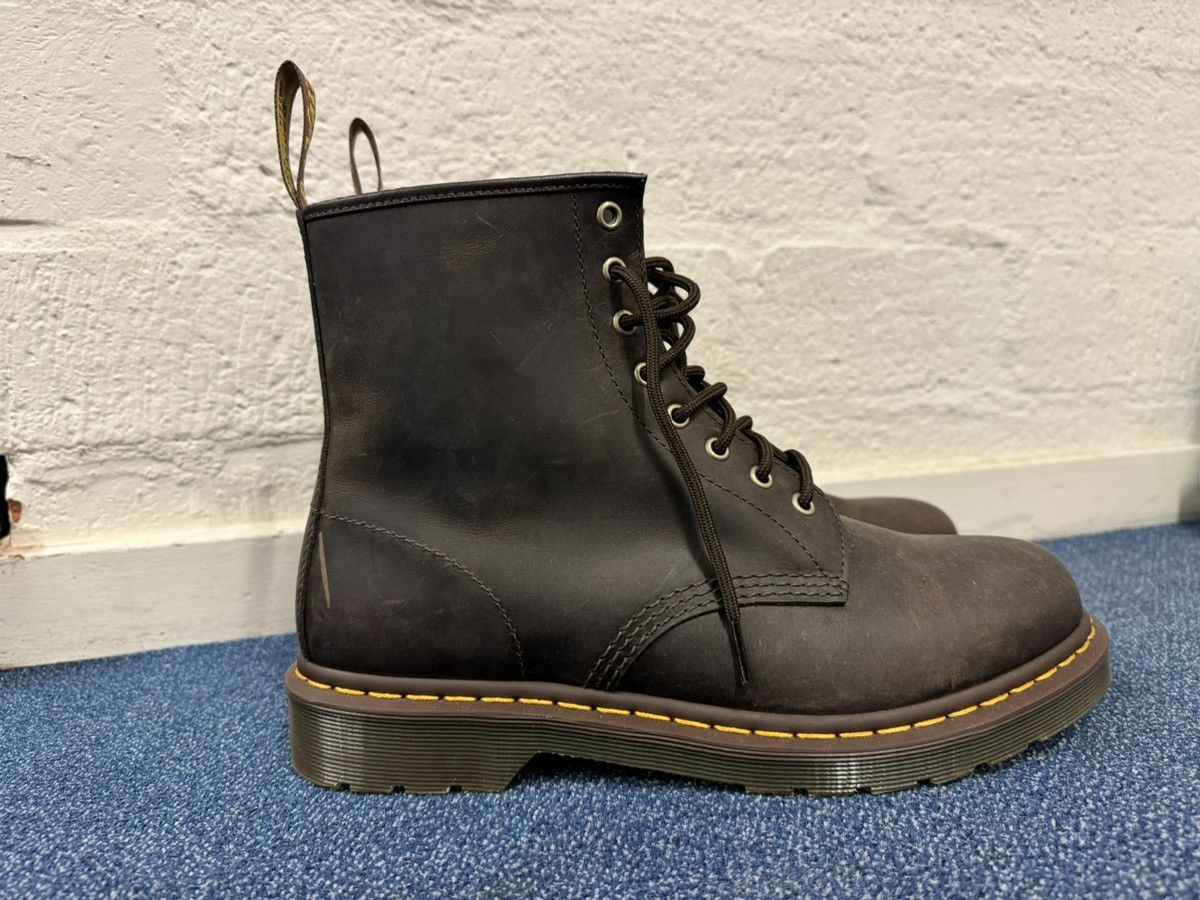 image of Dr Martens 1460 Crazy Horse Size 45 Shoes in Brown, Men's