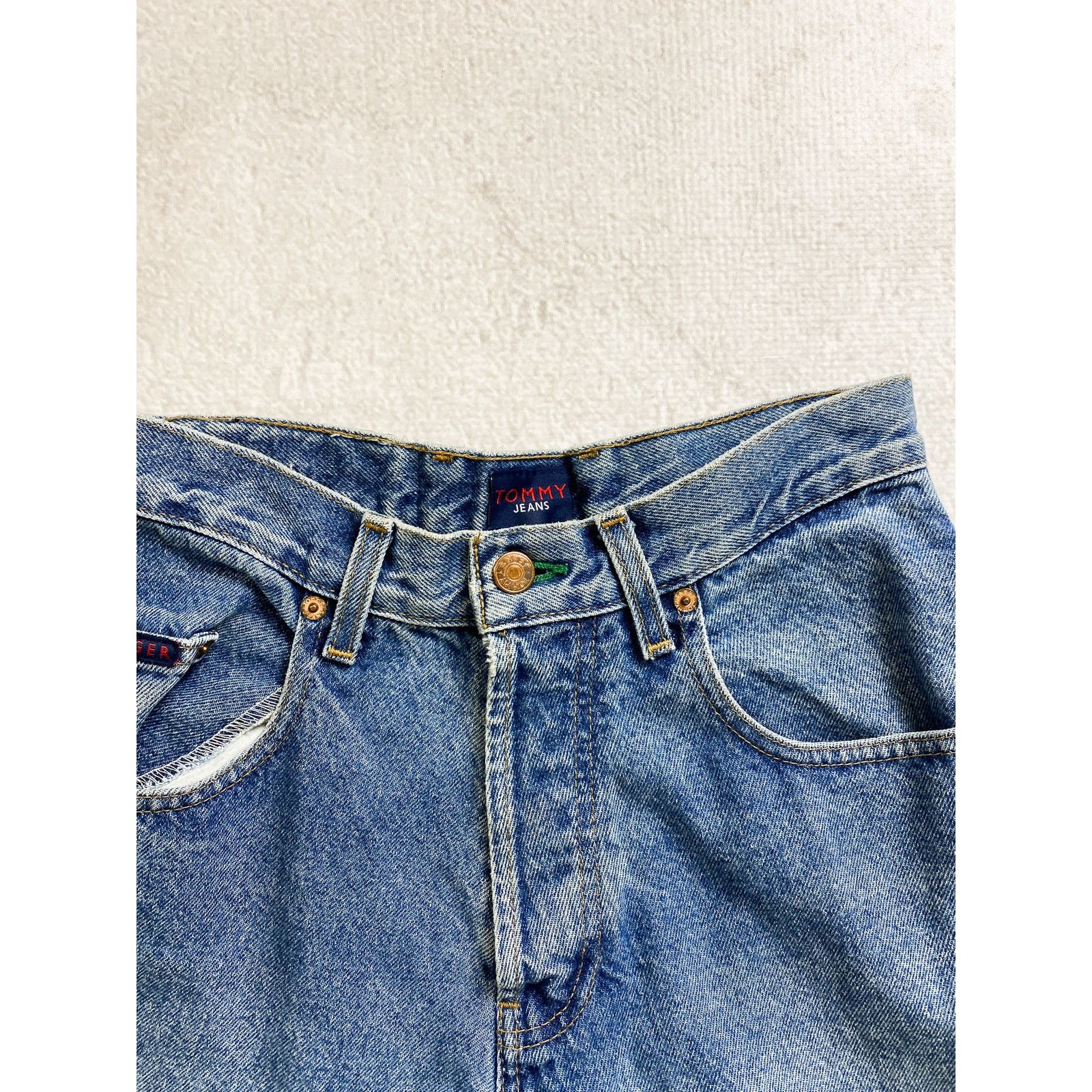 Tommy Hilfiger Vintage 90s Tommy Hilfiger Wide Leg Jeans - Women's 28x30 Size US 28 / EU 44 - 3 Thumbnail
