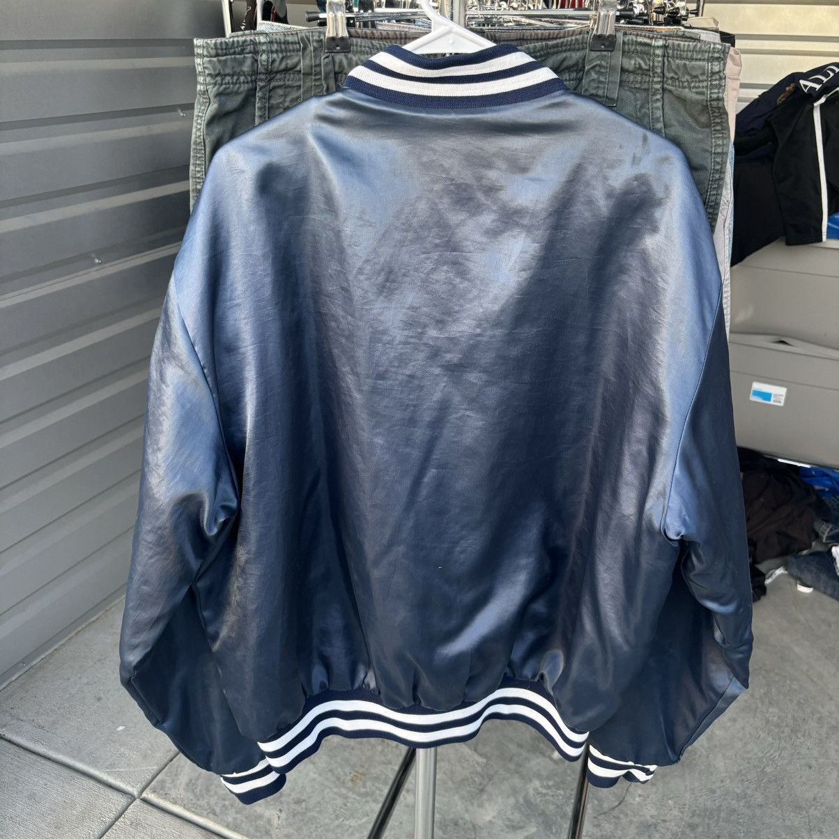 Starter 80s Yankees Swingsters Starter Satin Bomber Size US XL / EU 56 / 4 - 2 Thumbnail