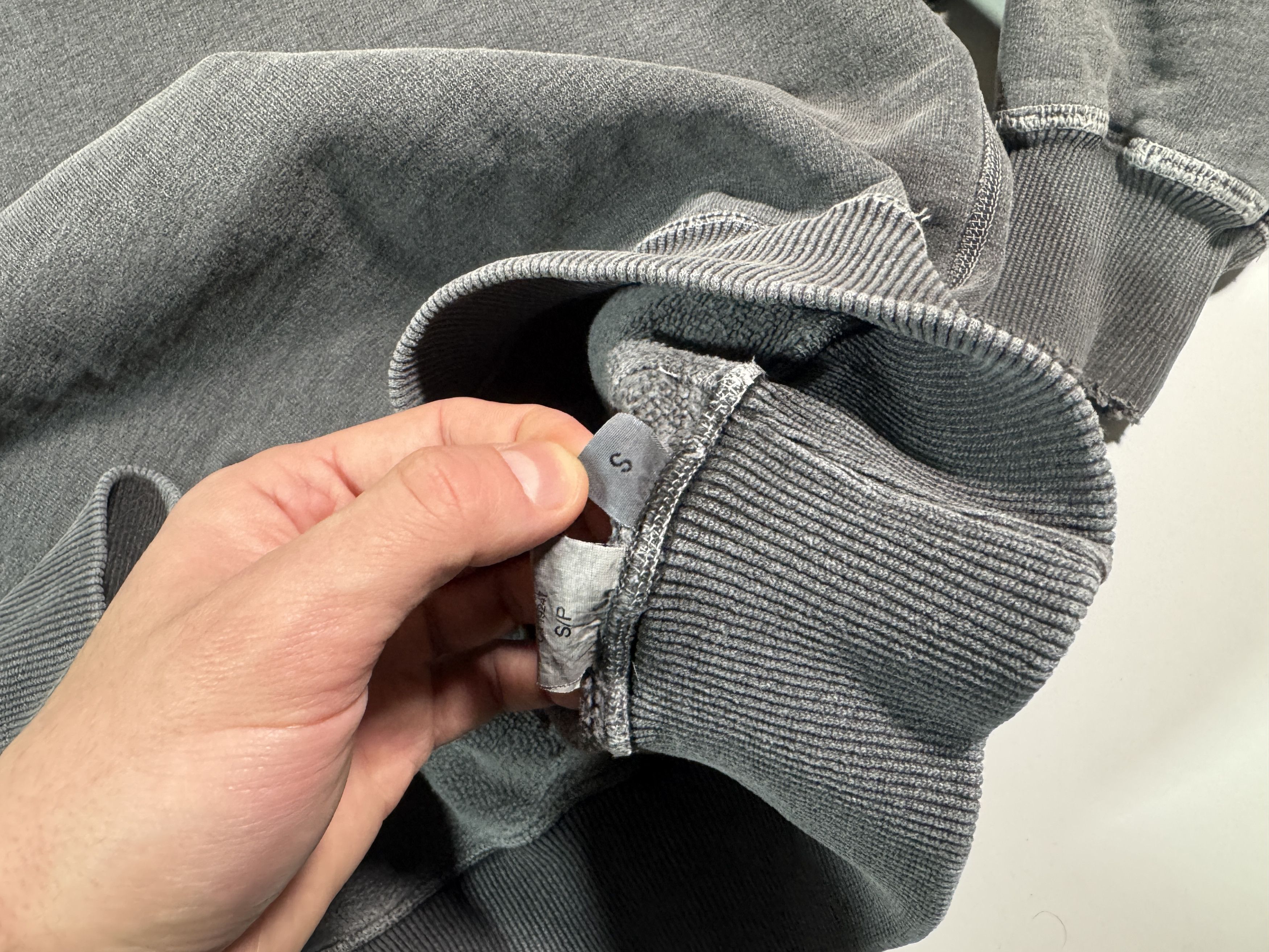Cole Buxton Cole Buxton Hoodie Distressed Washed Garment Dyed Boxy Fit S Size US S / EU 44-46 / 1 - 10 Thumbnail