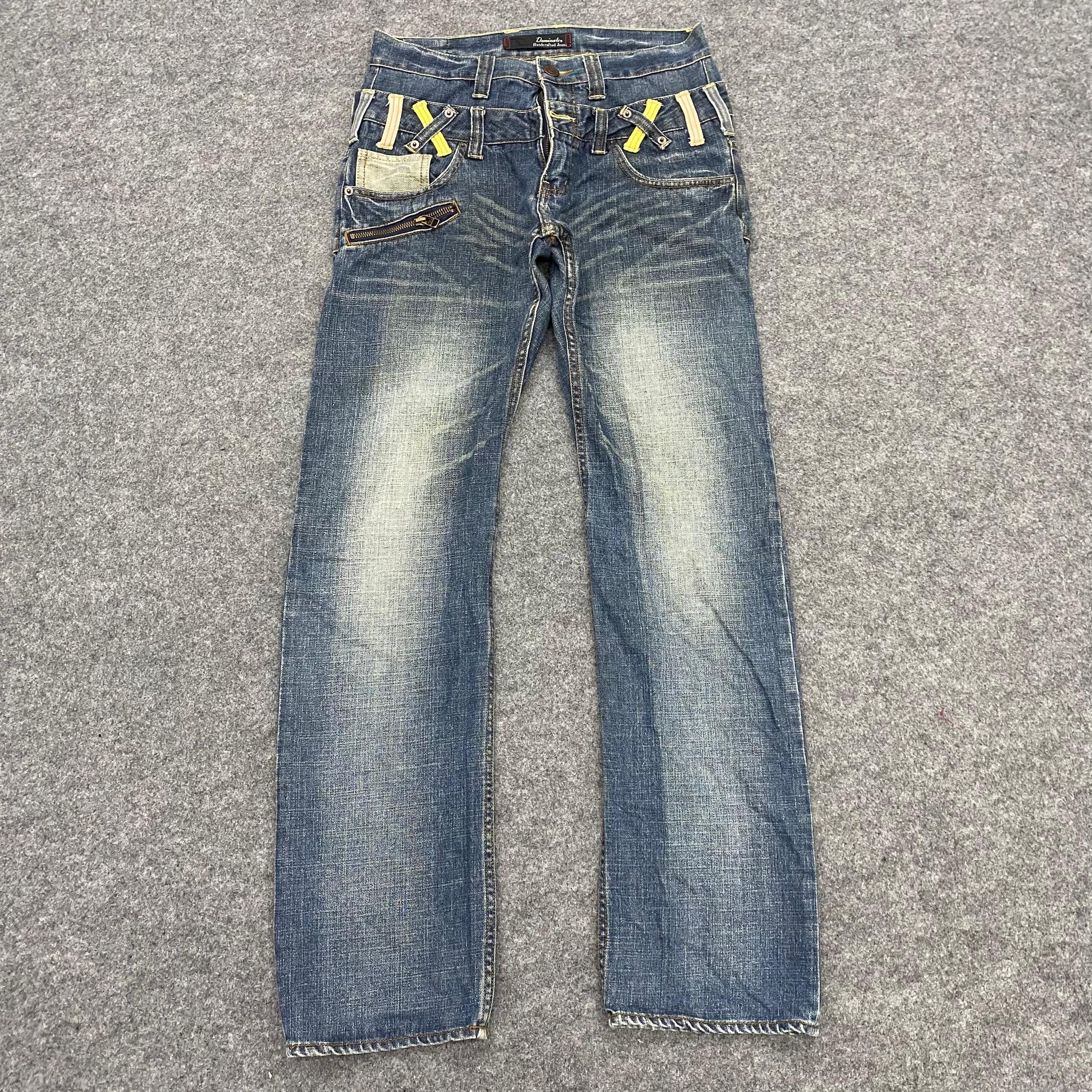 Le Grande Bleu (L.G.B.) 💥Best Offer💥Vintage Dominate Double Waist Denim Size US 30 / EU 46 - 1 Thumbnail