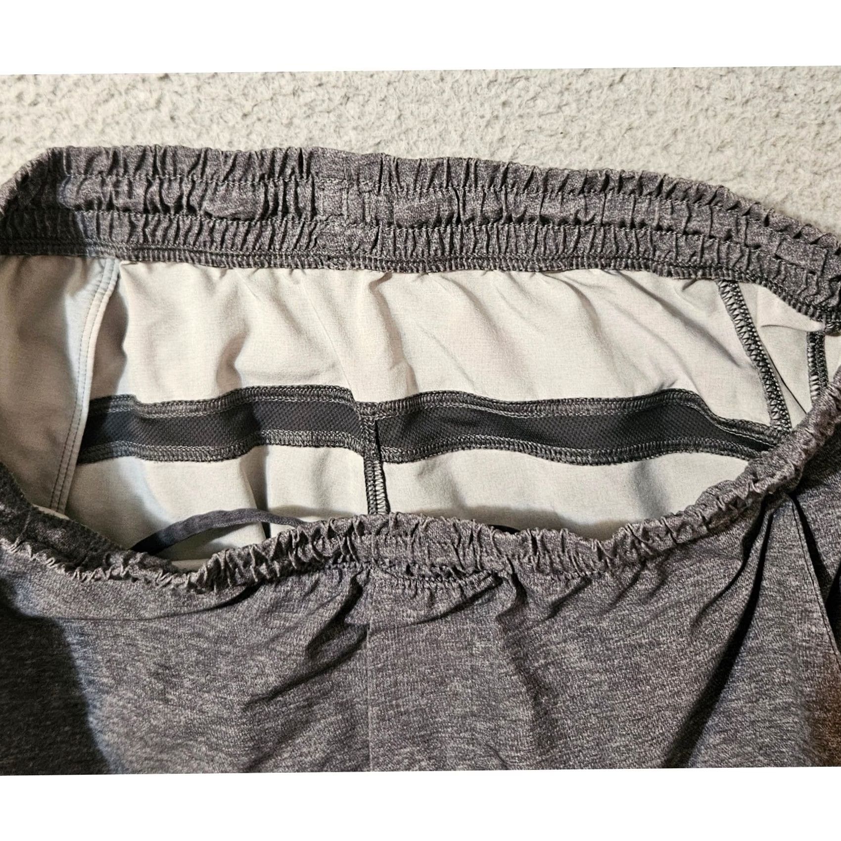 Lululemon Lululemon Shorts Men Medium Gray Linerless Athletic Gym Lightweight Pace Breaker Size US 31 - 3 Thumbnail