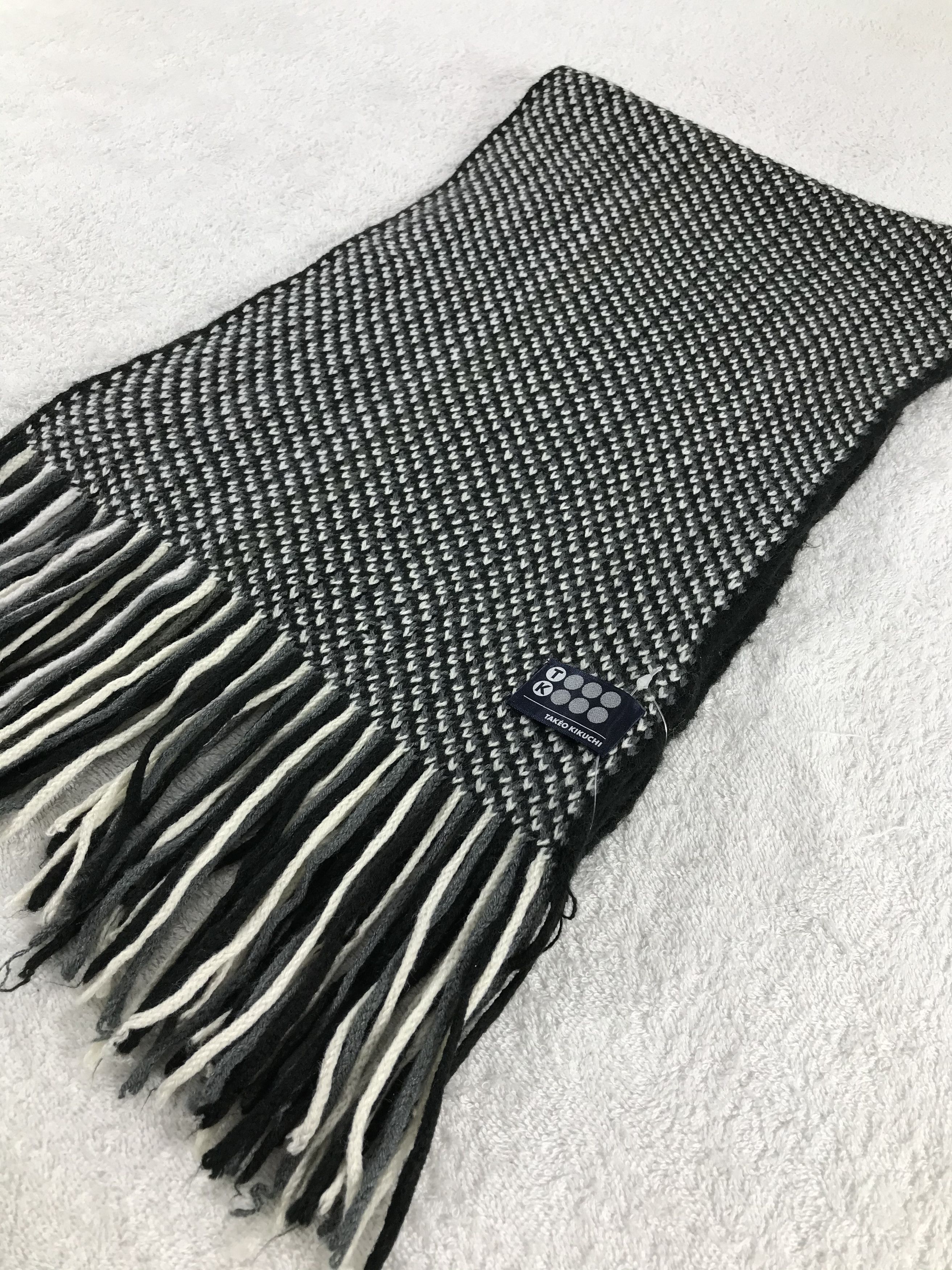 Takeo Kikuchi × Vintage Takeo Kikuchi Scarf / Muffler / Neckwear - WW1522 Size ONE SIZE - 3 Thumbnail
