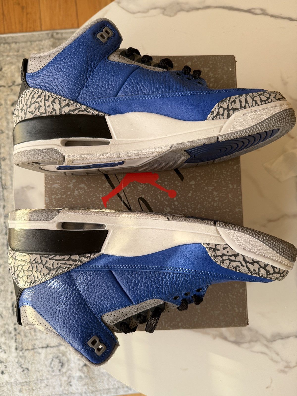Jordan Brand Nike Air Jordan 3 Retro “Varsity Royal” Size US 10.5 / EU 43-44 - 6 Thumbnail