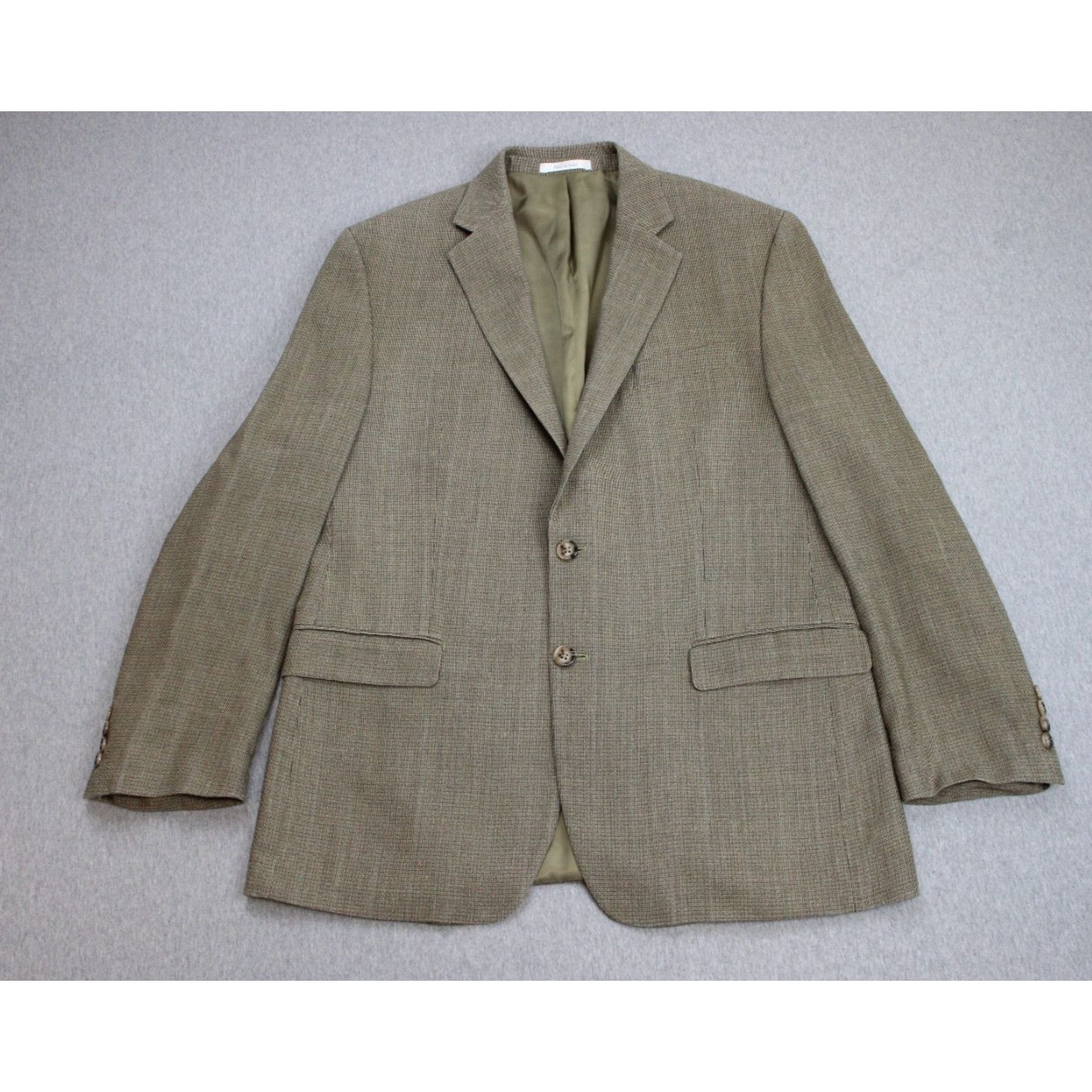 Lauren Ralph Lauren Lauren Ralph Lauren Blazer Men 42R Houndstooth Silk Wool Size 42R - 1 Thumbnail