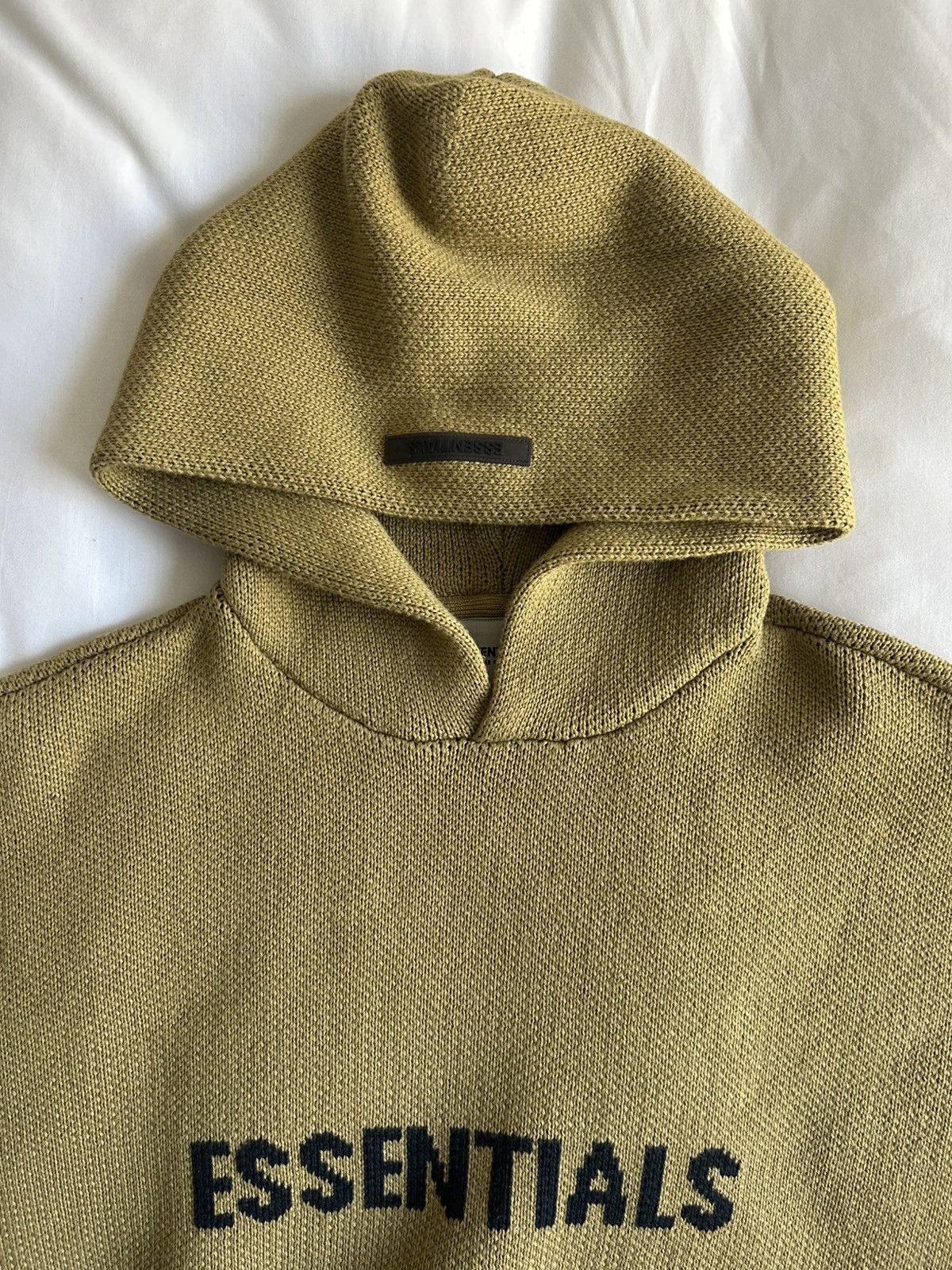 Essentials × Fear of God Fear of God Essentials Knit Pullover Hoodie Small Amber Size US S / EU 44-46 / 1 - 6 Thumbnail