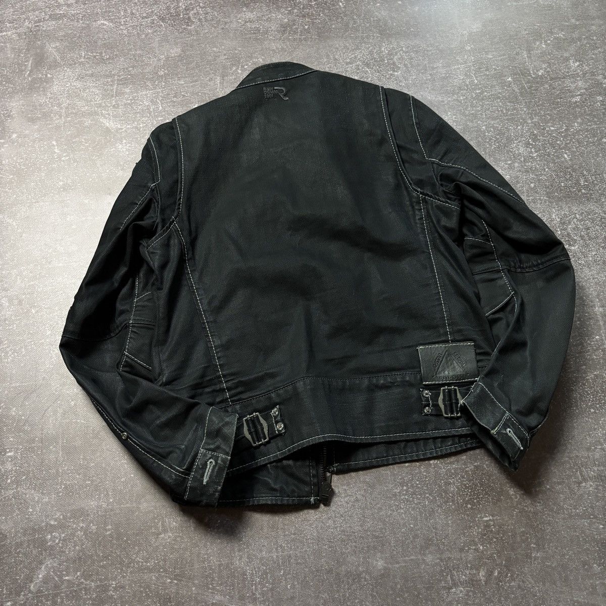 Japanese Brand G star raw denim biker motorcycle jacket japan vibe y2k 90s Size US L / EU 52-54 / 3 - 2 Thumbnail
