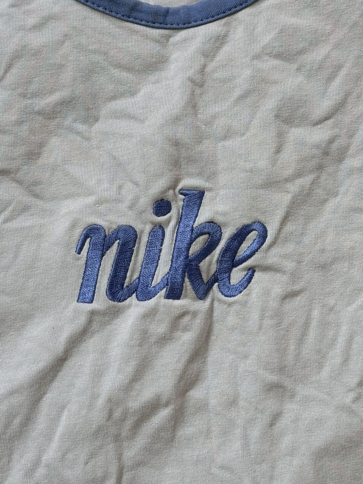 Nike × Vintage VINTAGE NIKE 2000s CENTRAL LOGO TANK TOP Size S / US 4 / IT 40 - 4 Thumbnail