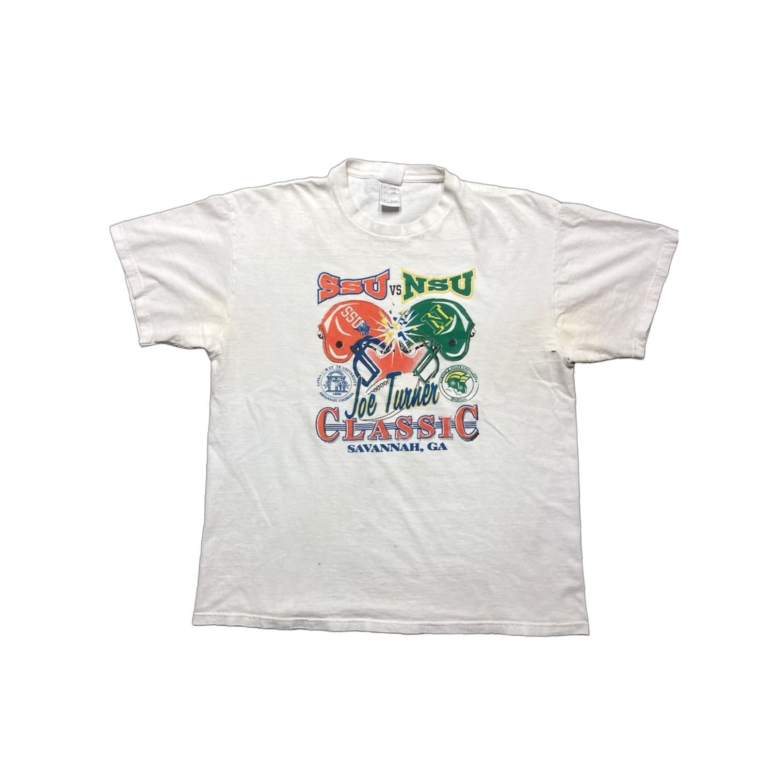 Fruit Of The Loom VINTAGE Joe Turner Classic SSU NSU Football Black Georgia XL T-Shirt Men Size US XL / EU 56 / 4 - 1 Thumbnail