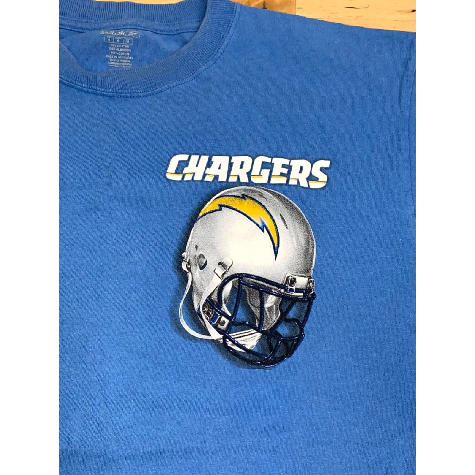 Reebok Reebok San Diego Chargers Schedule Shirt Mens M Blue Y2K Crew Necl 2010 12054 Size US M / EU 48-50 / 2 - 4 Thumbnail