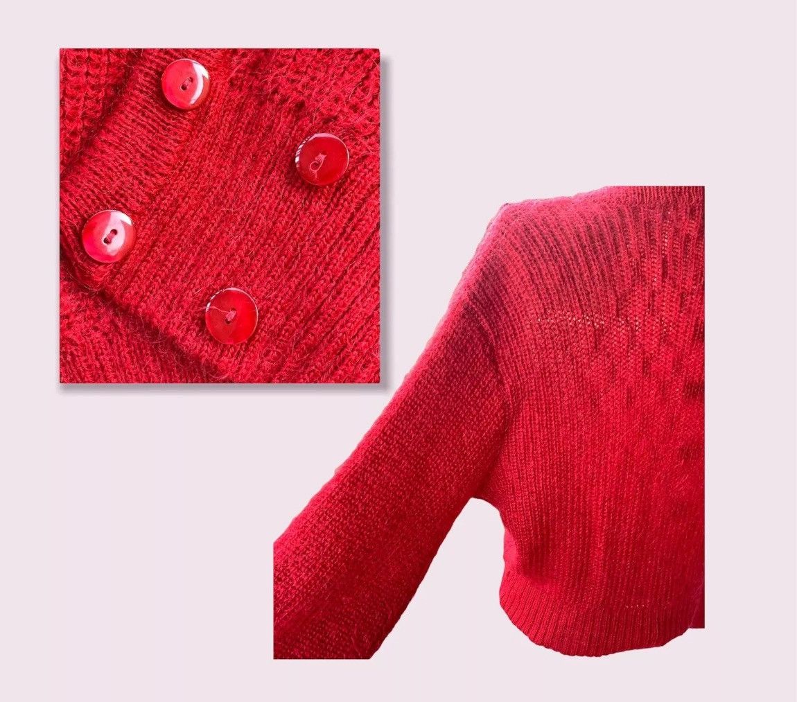 Vintage Vintage St Michael Mohair Cardigan Women’s Sweater Size L / US 10 / IT 46 - 8 Thumbnail