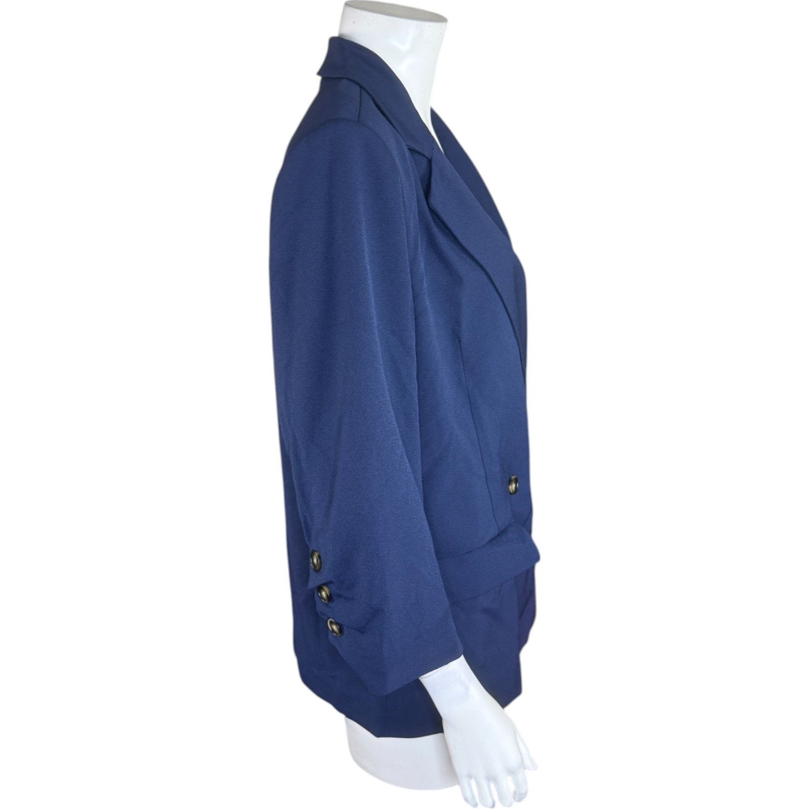 Other Studio Park x Amy Stran Navy Blazer Medium NWOT Jacket Size M / US 6-8 / IT 42-44 - 3 Thumbnail
