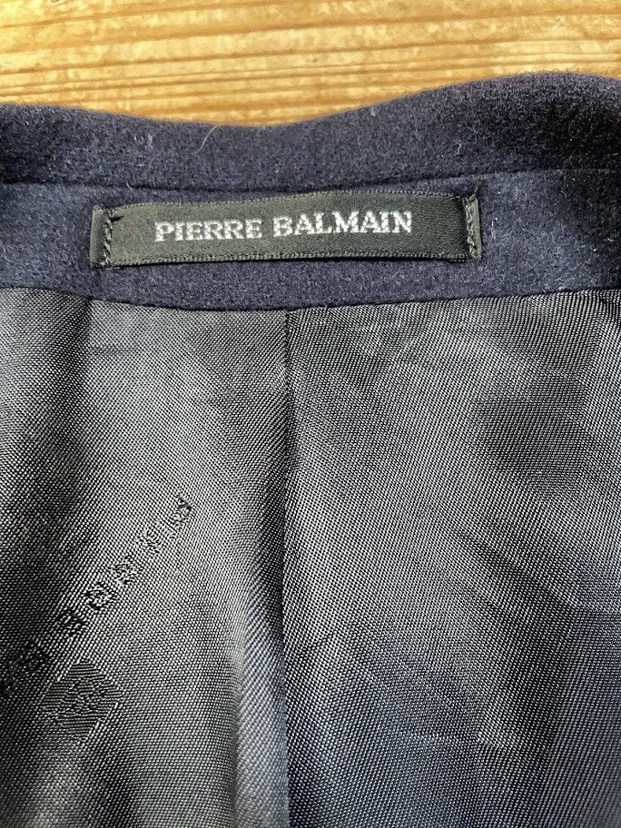 Pierre Balmain Pierre Balmain Vintage Blazer cashmere & wool Size 54R - 5 Thumbnail