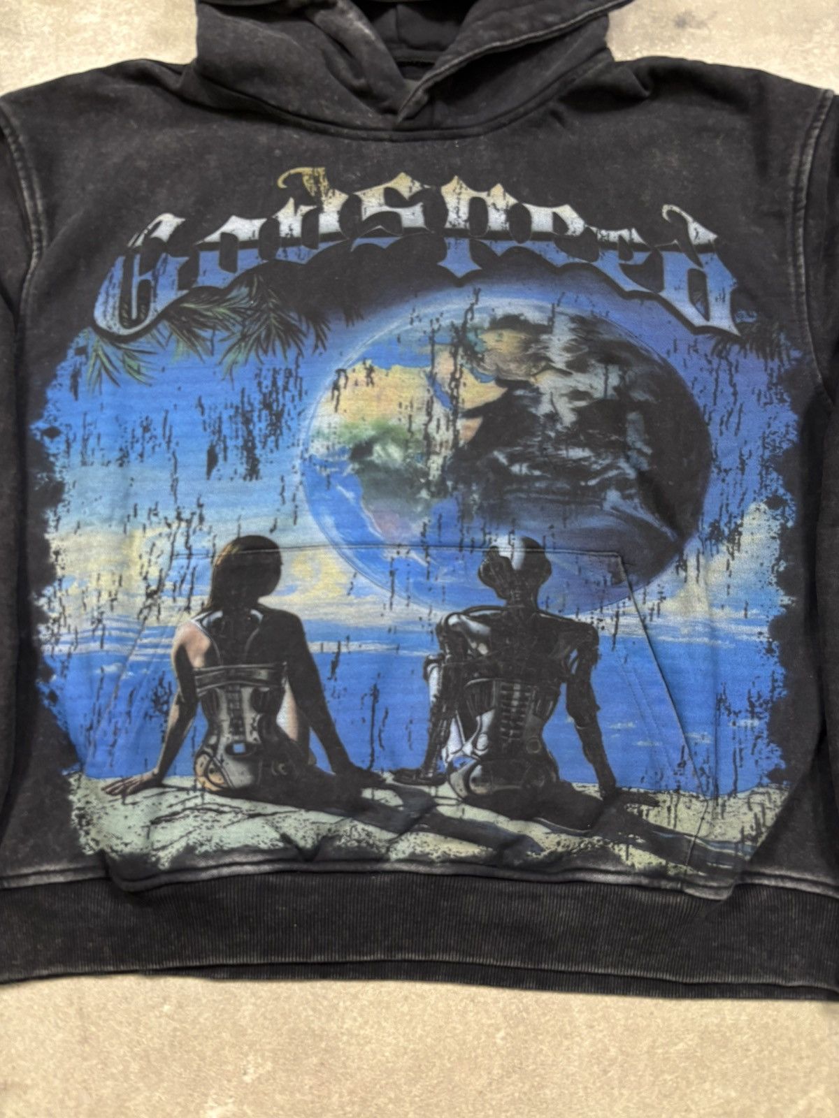 Godspeed Godspeed Artificial Love Hoodie, Washed Black Size US L / EU 52-54 / 3 - 3 Thumbnail